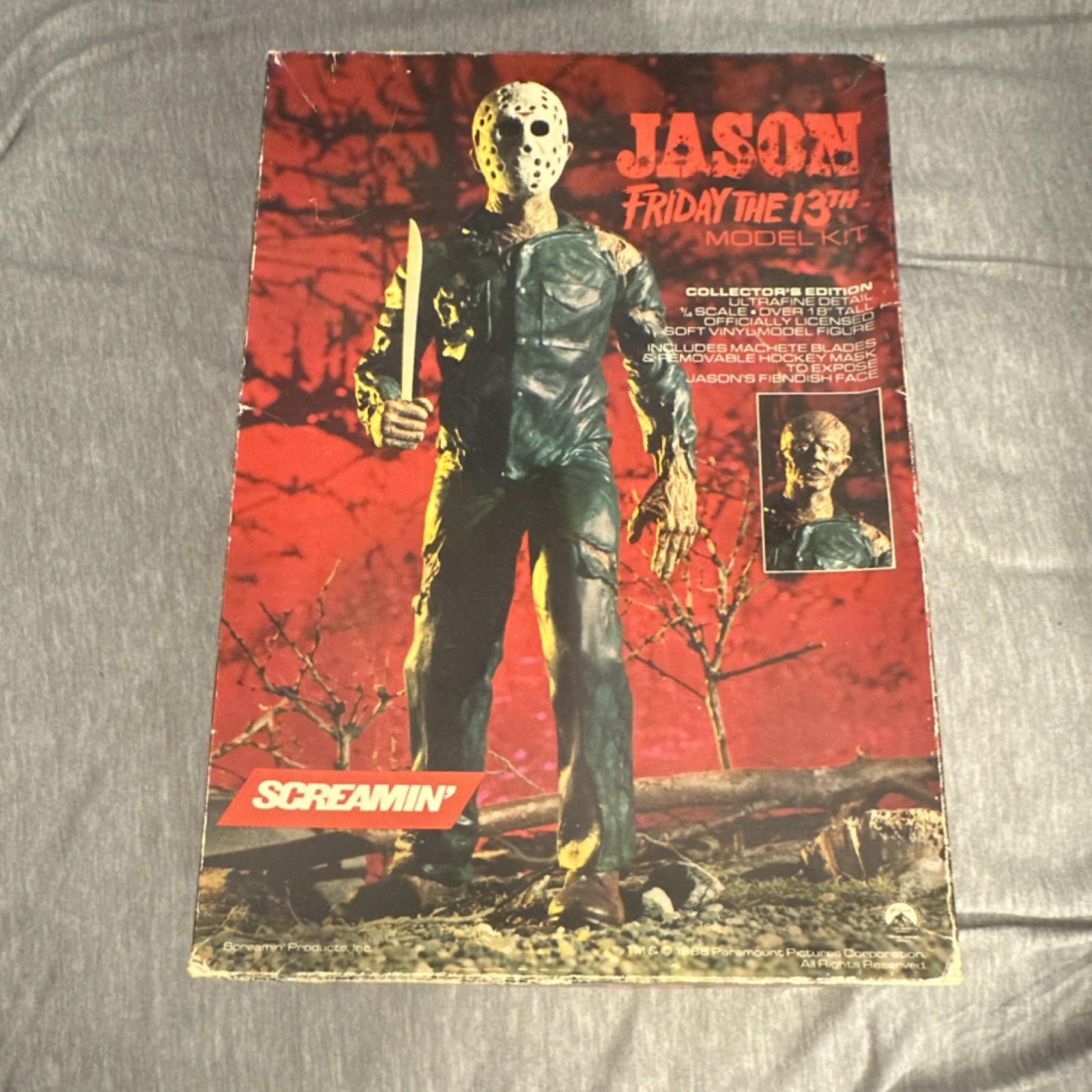Screamin' Jason Voorhees Friday the 13th 1:4 Vinyl Model Kit Unassembled