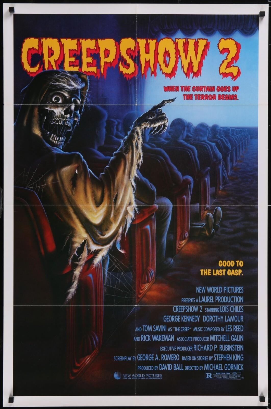 Creepshow 2 (1987) Original Movie Poster Folded 27x41