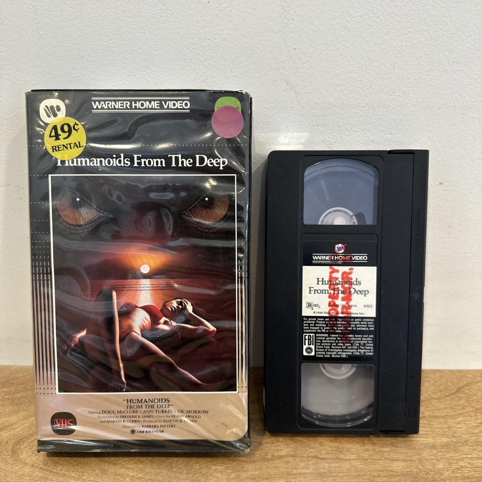 Humanoids From The Deep VHS Clamshell
