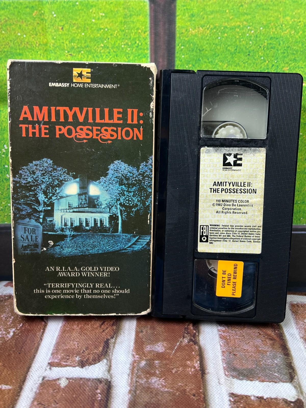 Amityville II The Possession VHS 1983 Movie Vintage