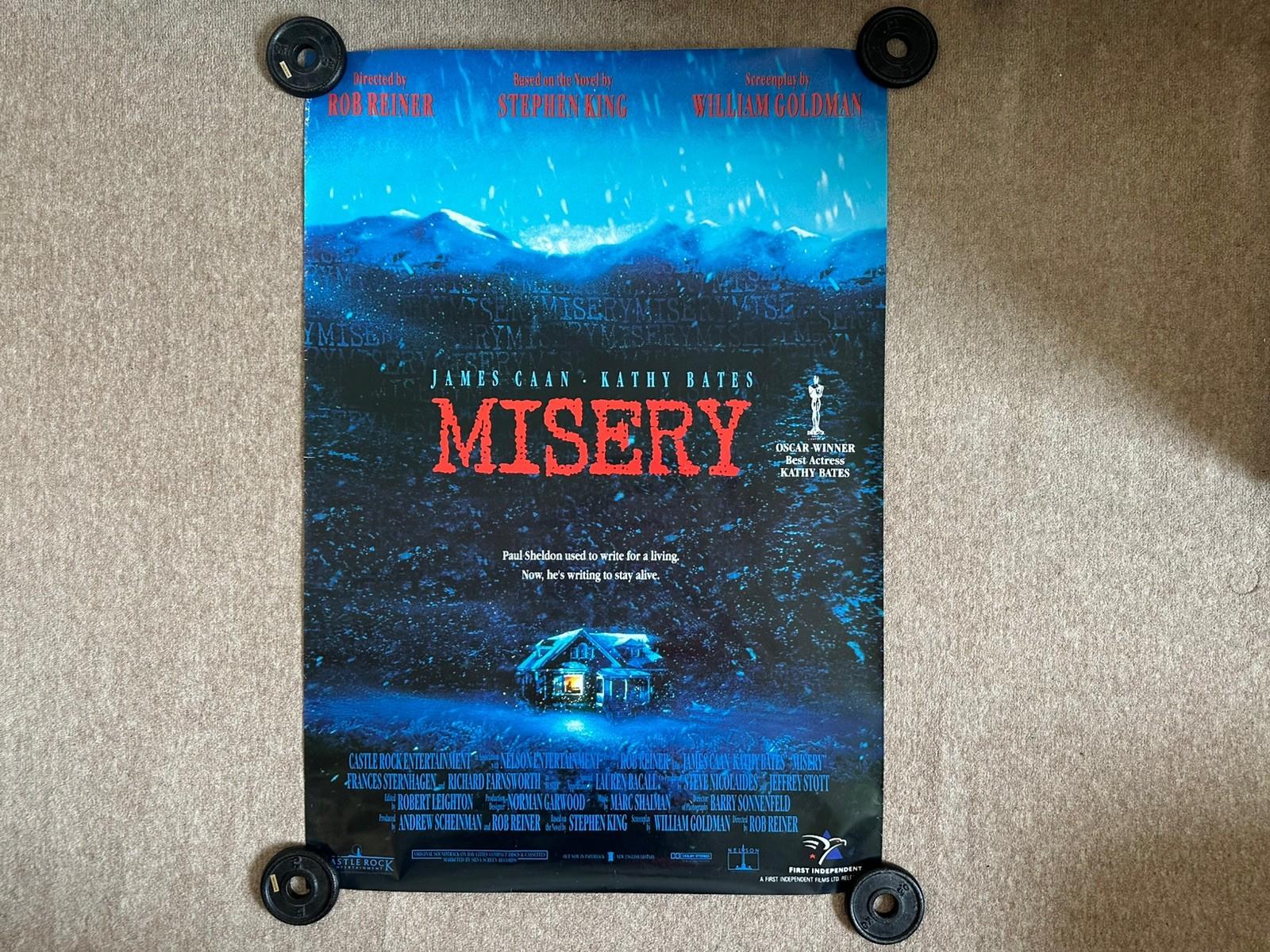 Misery 1990 Original Movie One Sheet Film Poster