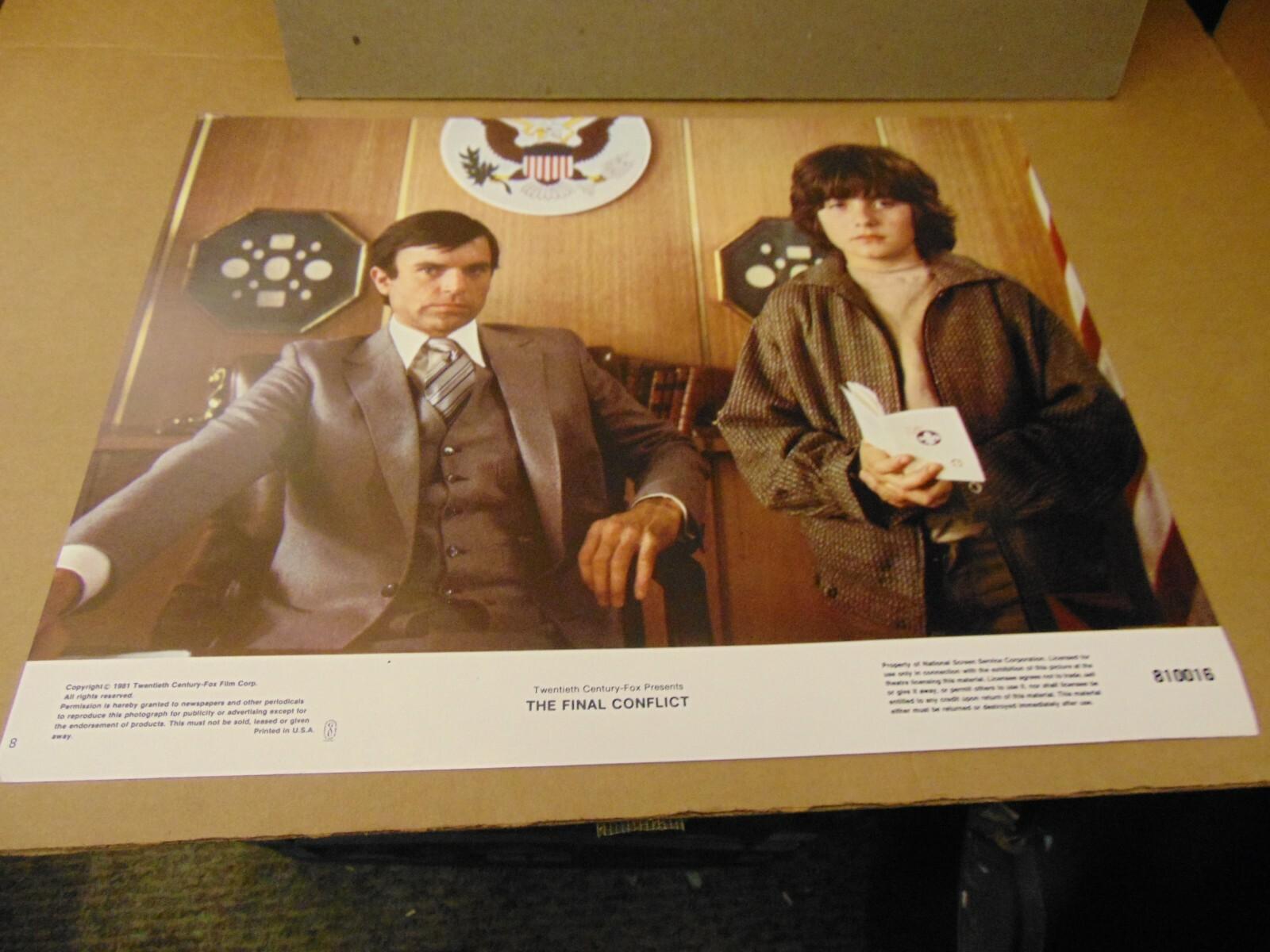 THE FINAL CONFLICT 1981 SAM NEILL 11X14" LOBBY CARD N8470