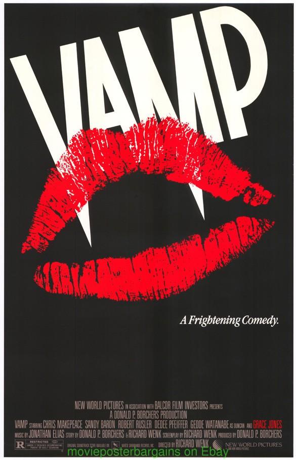 VAMP MOVIE POSTER Original 27x41 Rolled 1986 HORROR FILM GRACE JONES