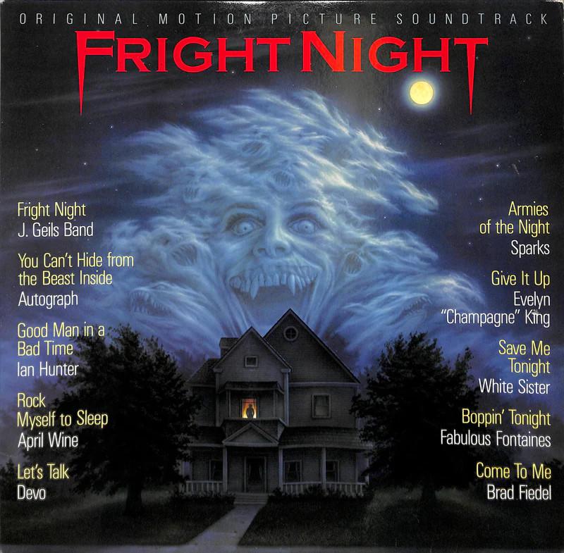 Fright Night OST Various LP 1985 Private I Records SZ 40087 Promo EX Vinyl