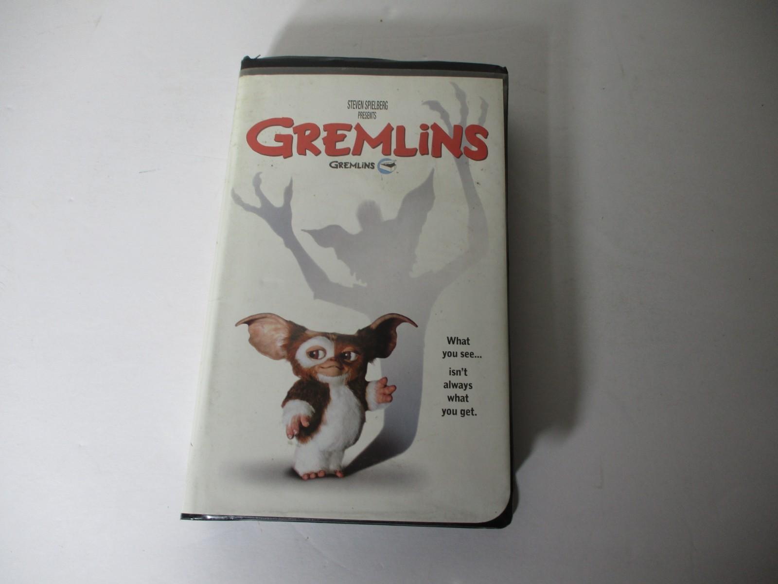 Gremlins Movie VHS 1984 Video Tape 80s Movie Black Vintage Clamshell
