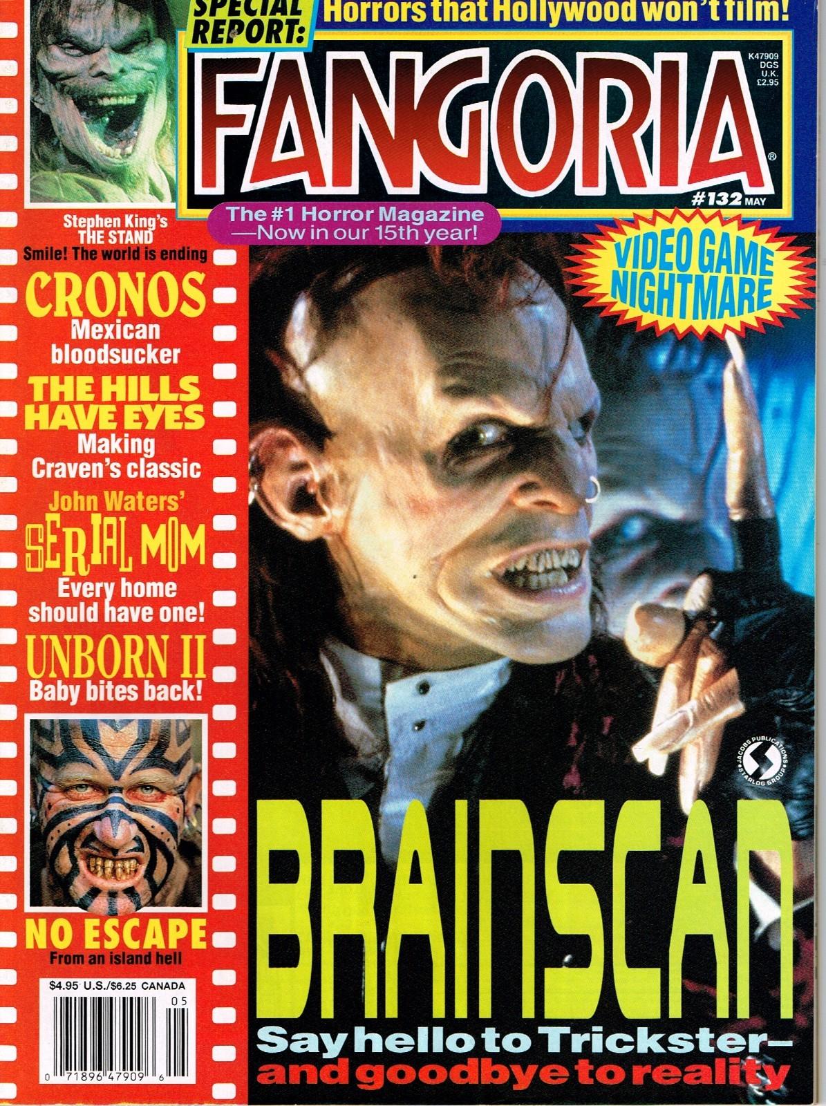 FANGORIA #132 VG+/F, 1993, CRONOS, THE STAND, JOHN WATERS SERIAL MOM