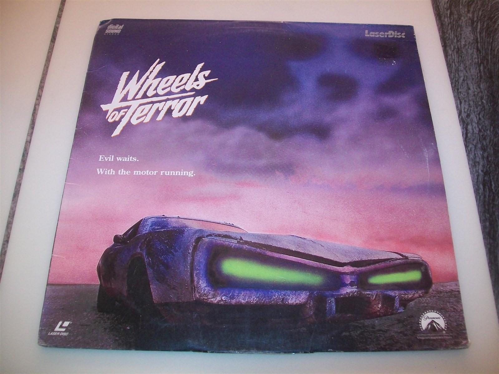 WHEELS OF TERROR Laserdisc LD GOOD CONDITION ULTRA RARE GREAT HORROR FILM!