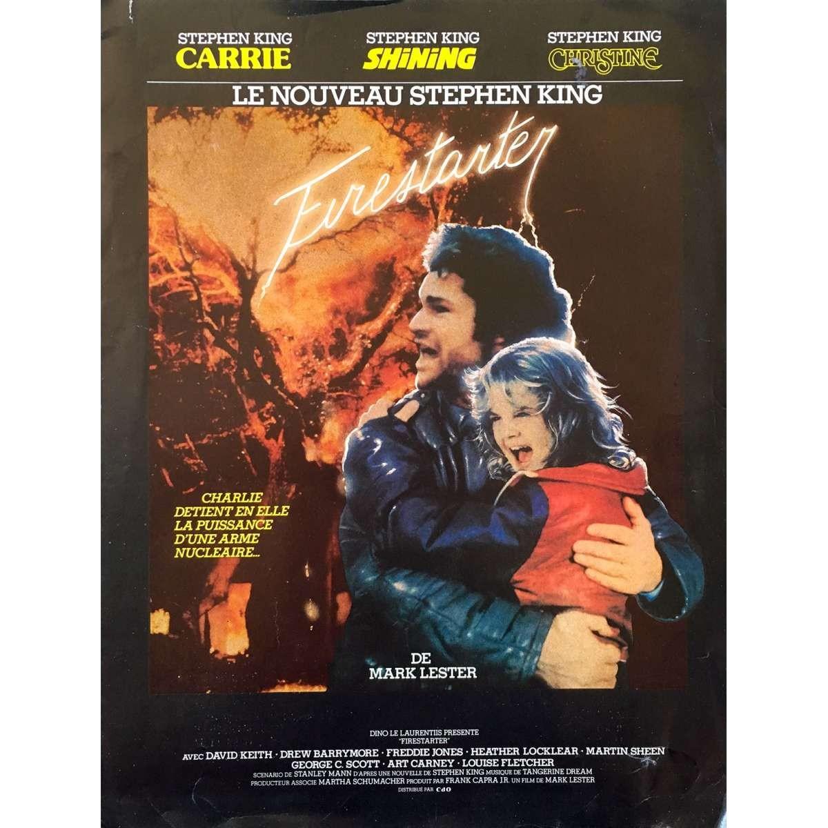 FIRESTARTER Original Herald 2p - 9x12 in. - 1984 - Mark L. Lester, Drew Barrymor