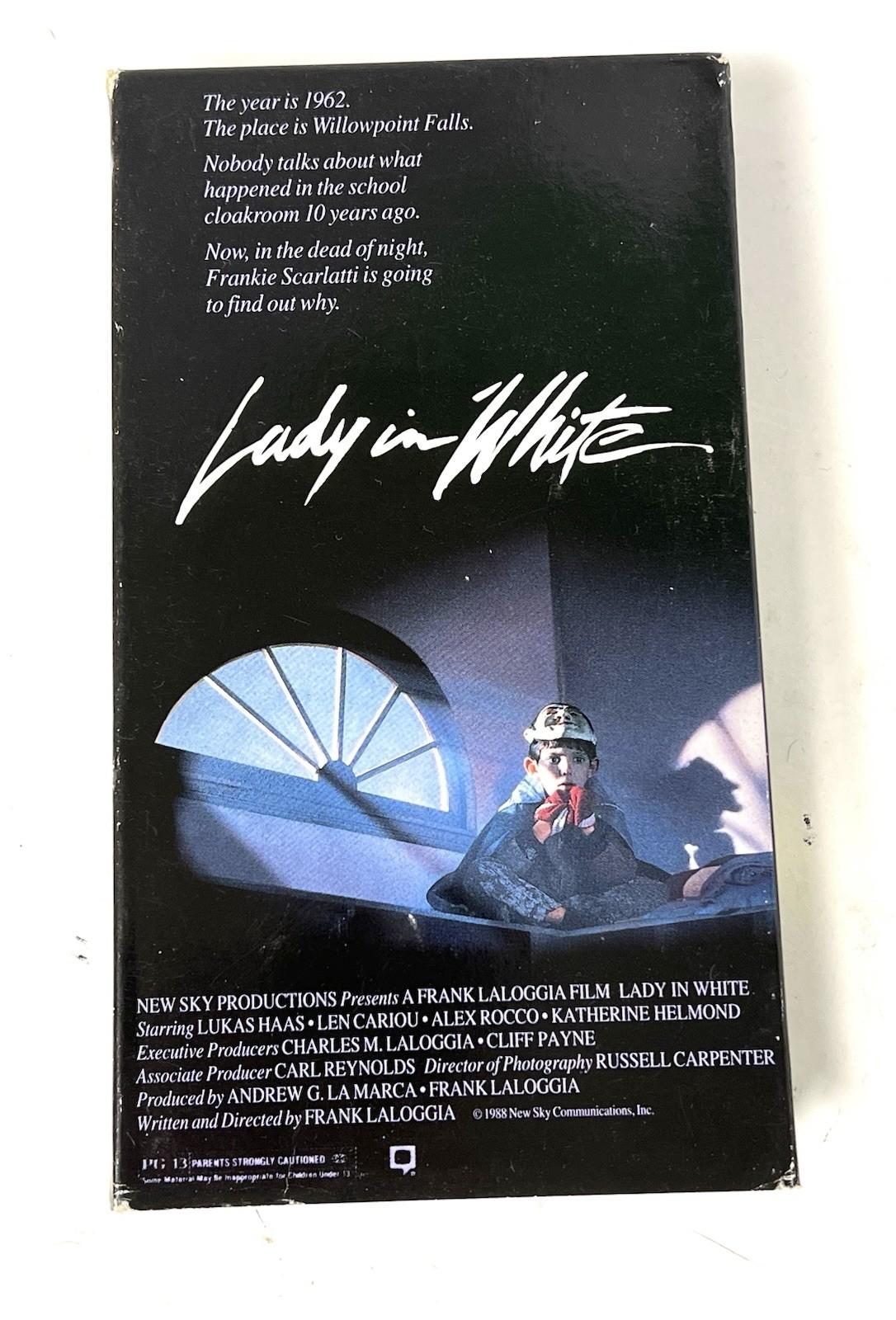 Lady in White 1988 VHS Cult Fantasy Halloween Horror Lukas Haas Len Cariou RARE