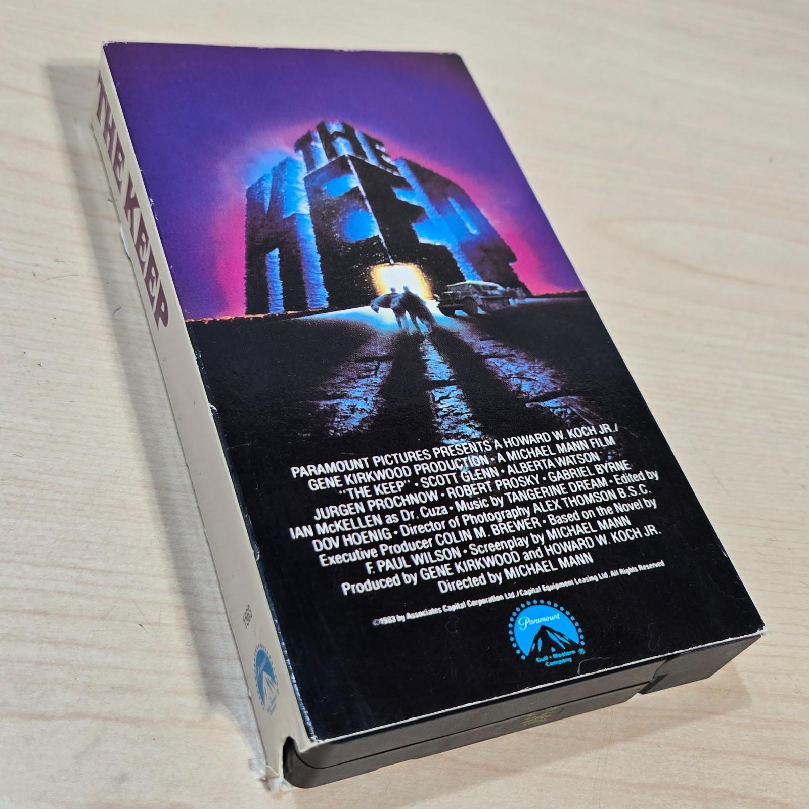 The Keep 1983 VHS Tape Rare Horror Supernatural
