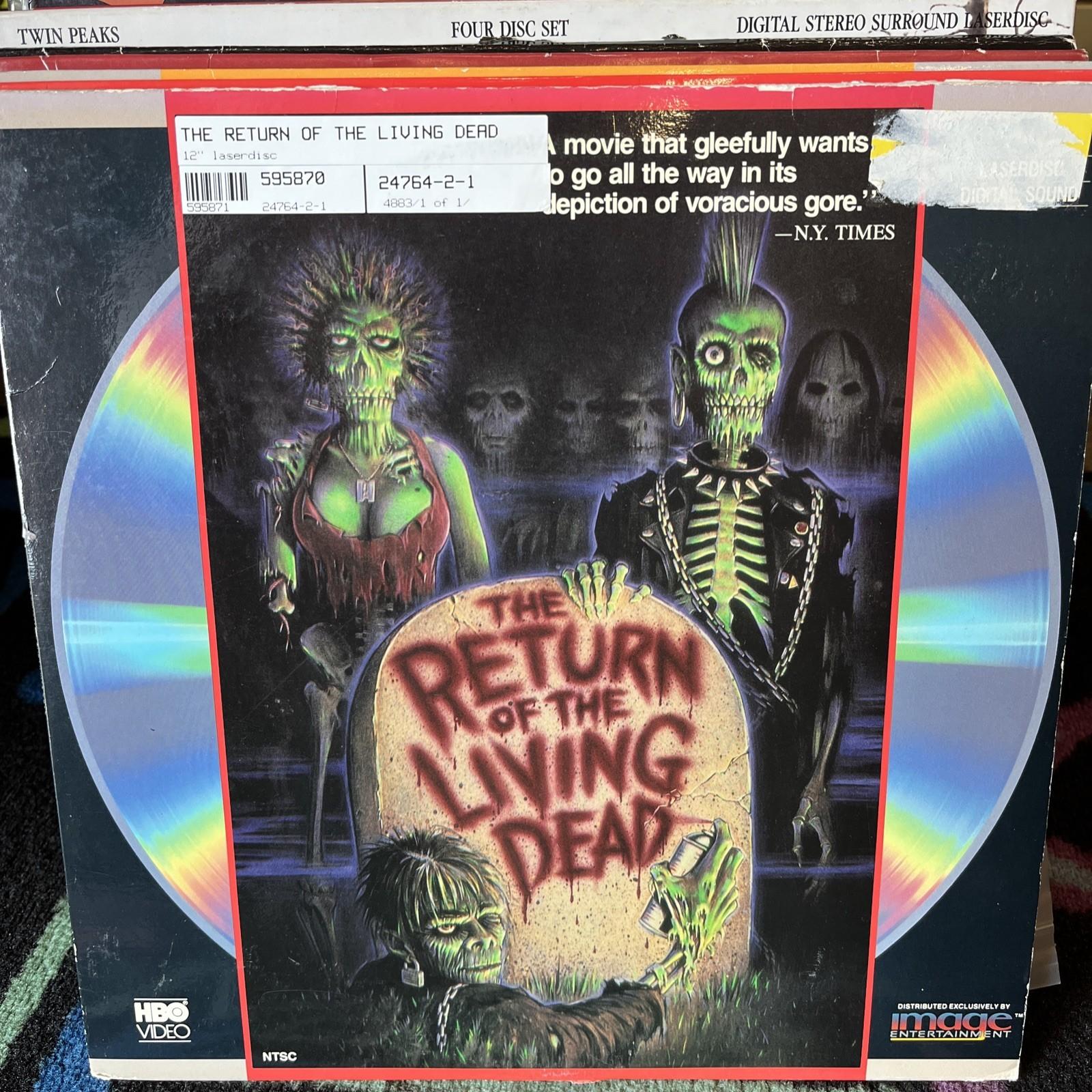 Return of the Living Dead Laserdisc RARE 80s Horror Grail