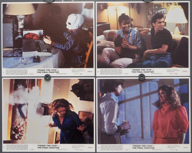 Friday The 13TH: The Final Chapter 1984 ORIG 8X10 LOBBY CARD SET ERICH ANDERSON