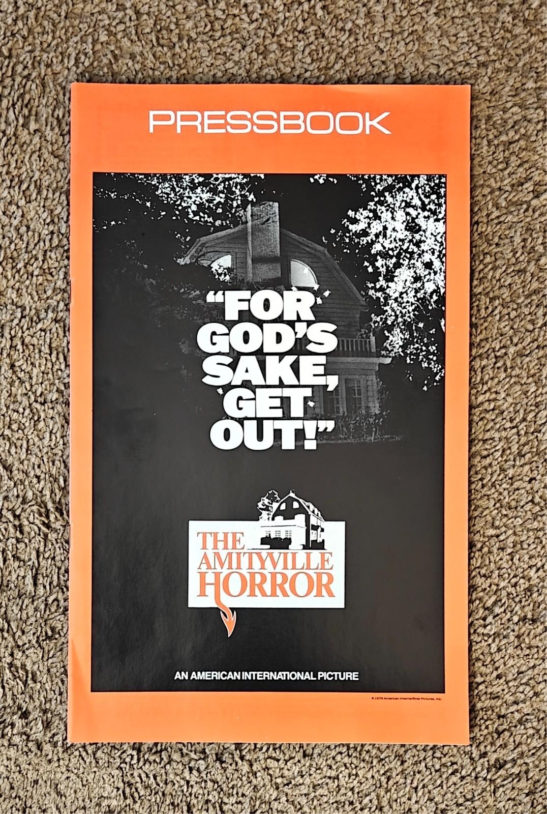 Original 1979 The Amityville Horror Uncut Pressbook AIP Horror James Brolin