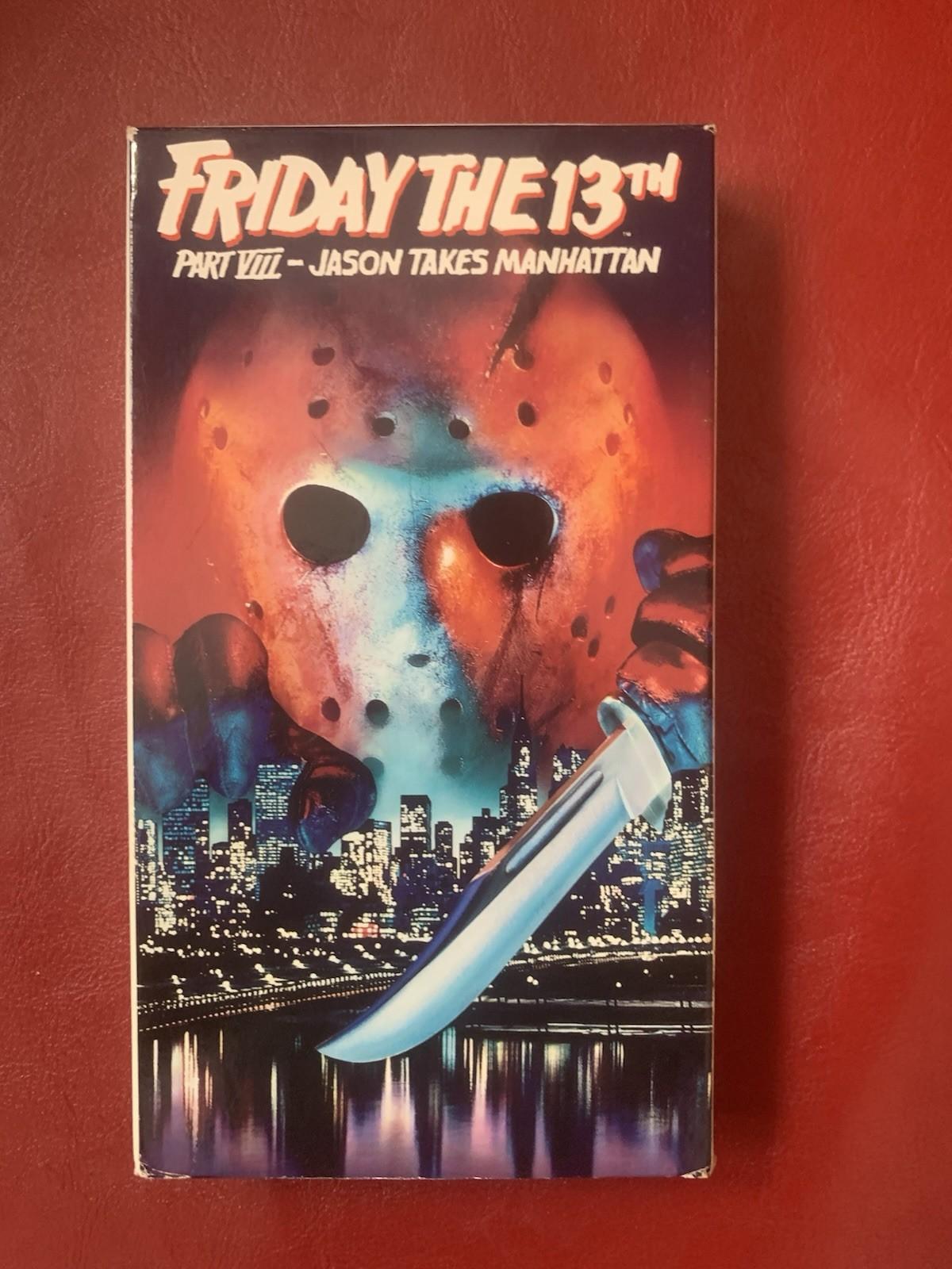 Friday the 13th Part 8 VIII: Jason Takes Manhattan (VHS 1989) 