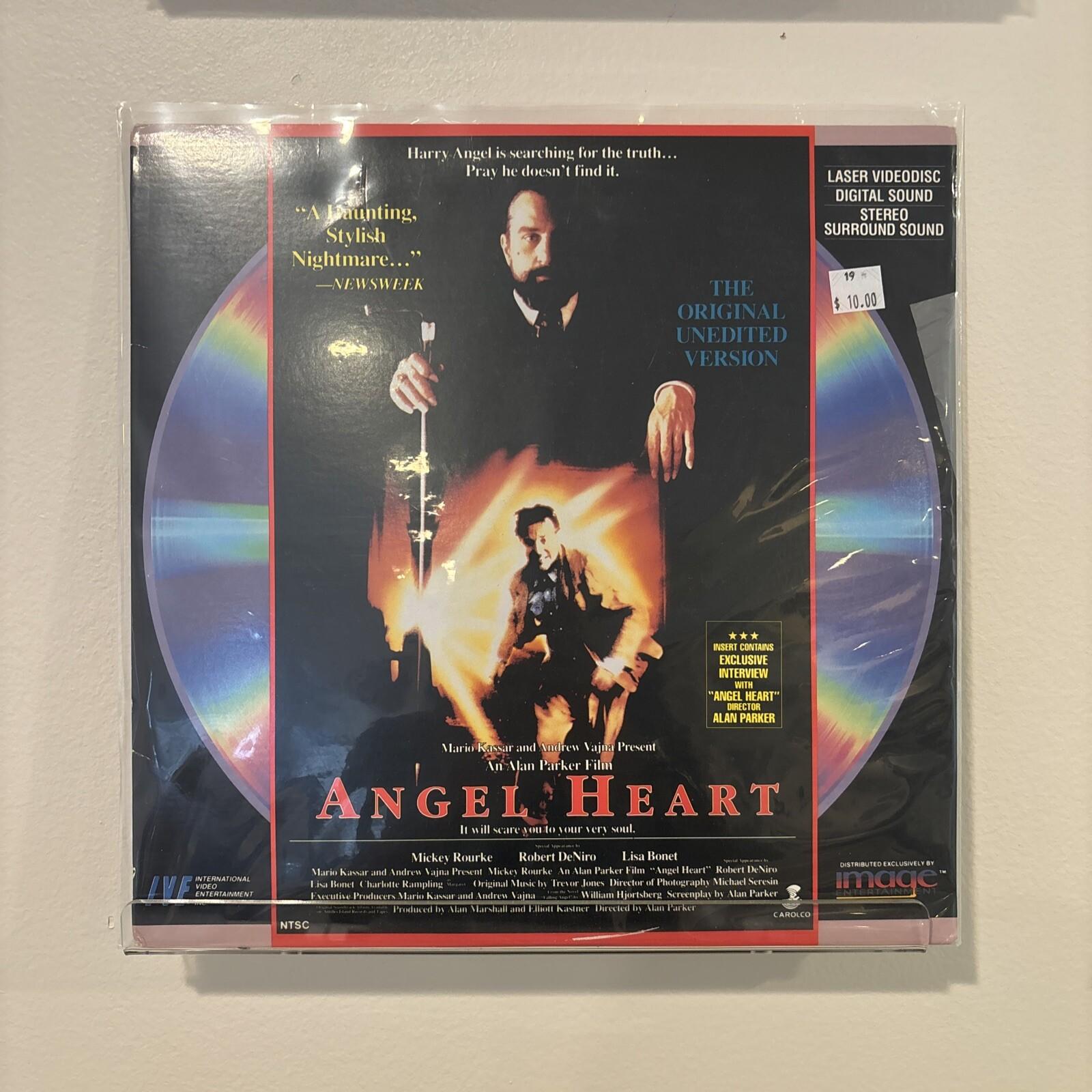 Angel Heart (1987) Laserdisc LD Mickey Rourke Robert De Niro Rare Obscure XXX