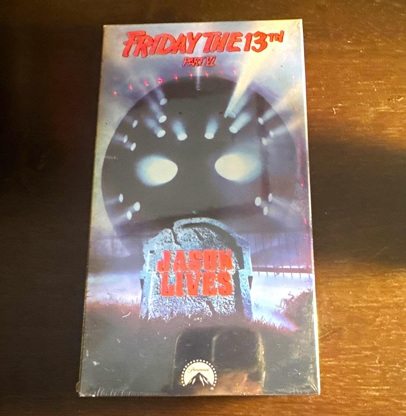 Paramount Friday the 13th Part VI: Jason Lives VHS Full Screen 1986 R NEW SEALED