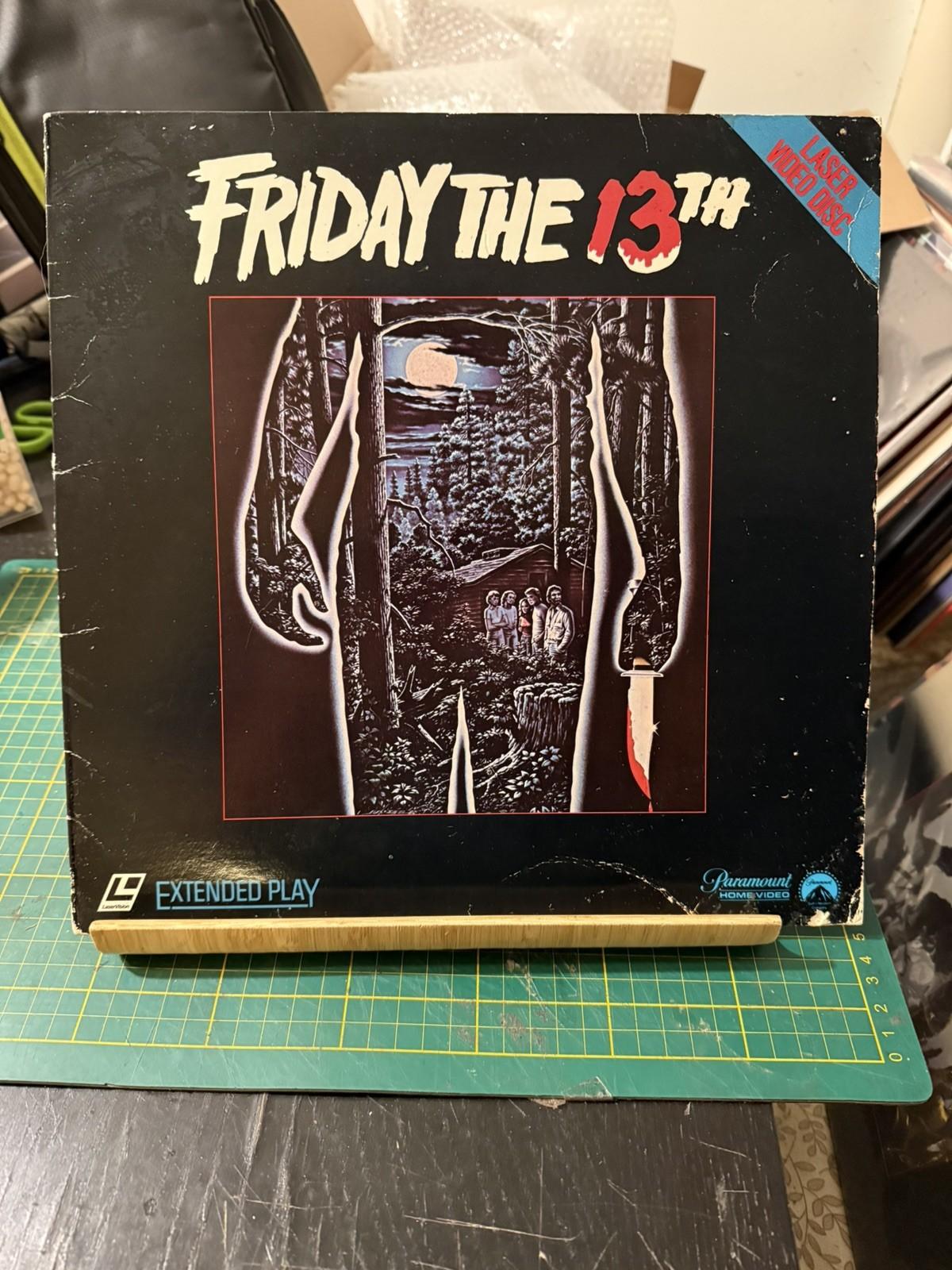 Friday The 13th - Laserdisc Videodisc Horror - Extended RARE - READ DESCRIPTION!