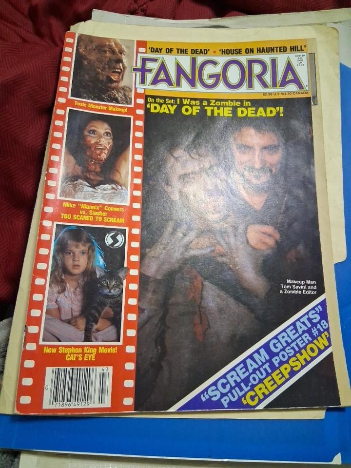 FANGORIA #43 Mar 1985 Vintage Horror Mag Day of the Dead Creepshow Savini NM