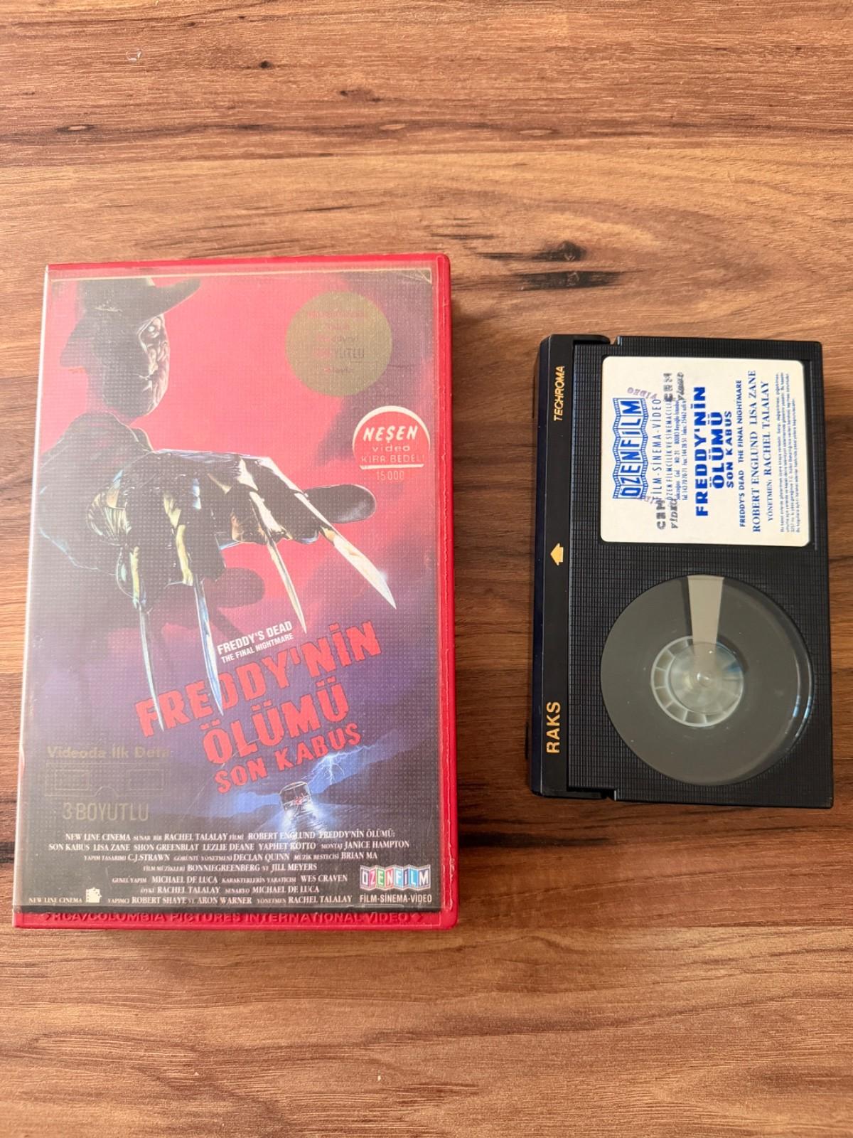 Freddy’s Dead Final Nightmare BETAMAX Turkish Horror Big Box Elm Street Rare