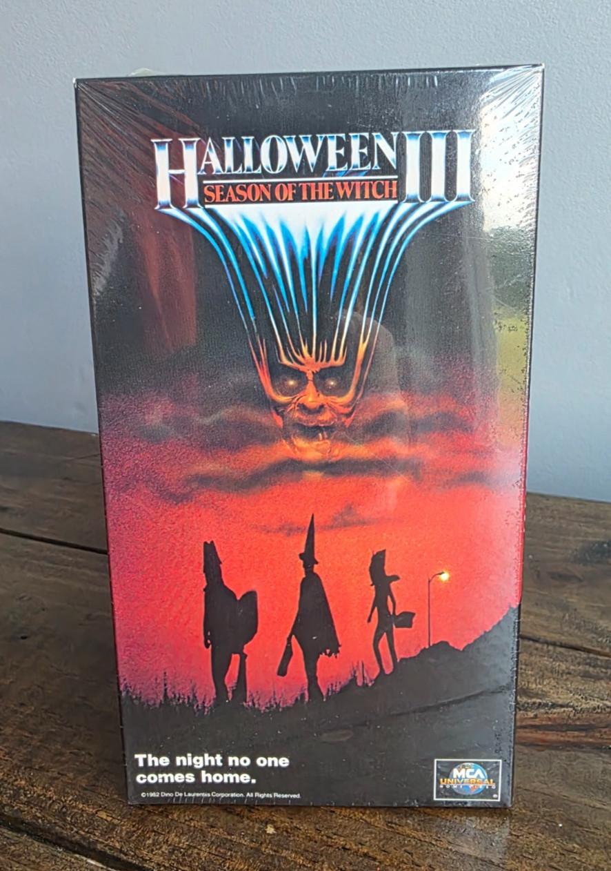 Halloween III: Season of the Witch VHS 1982 - Factory Sealed MCA Watermark 1994