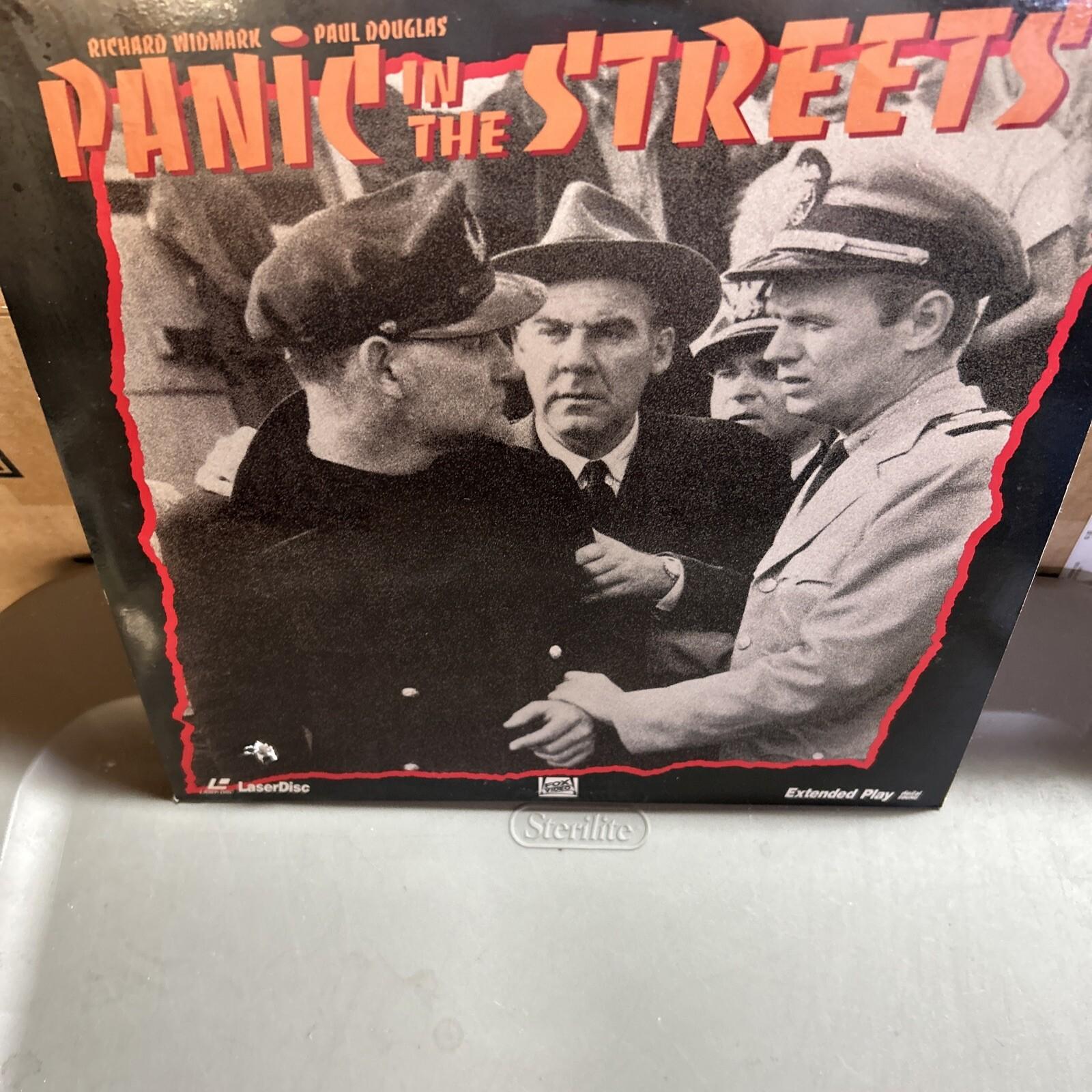 PANIC IN THE STREETS Laserdisc LD VERY GOOD CONDITION VERY RARE RICHARD WIDMARK