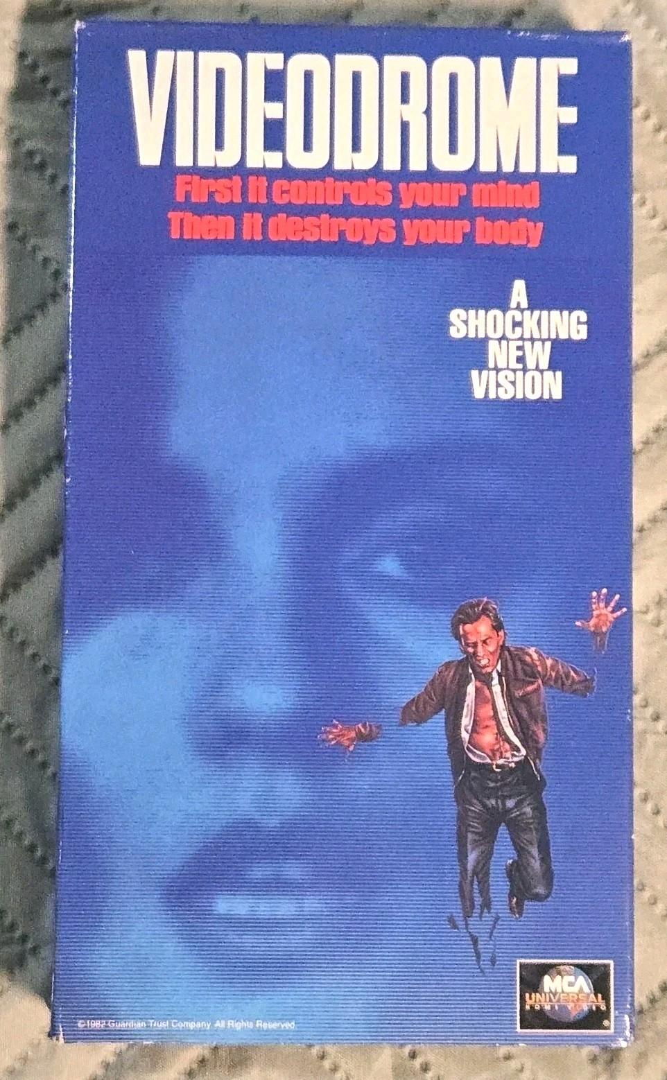 Videodrome VHS 1983 MCA Universal David Cronenberg James Woods Debbie Harry Rare