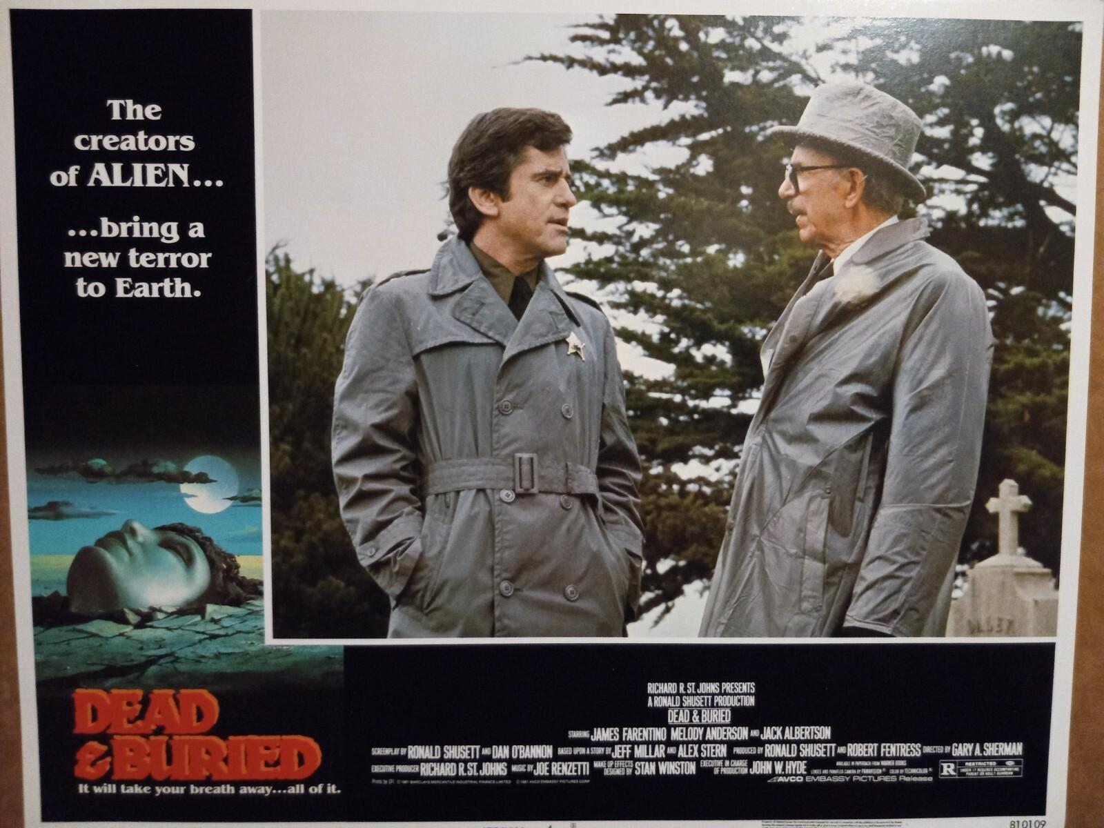 Lobby Card 1981 DEAD AND BURIED James Farentino evil mortician Jack Albertson