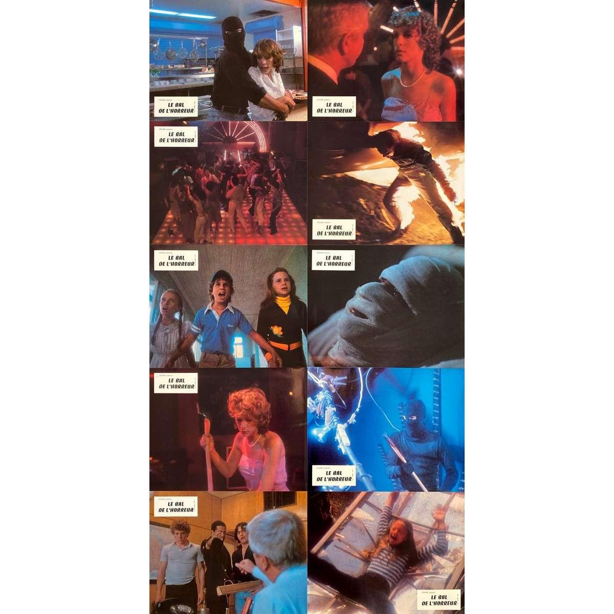 PROM NIGHT Vintage Lobby Cards x10 - 9x12 in. - 1980 - Paul Lynch, Jamie Lee Cur