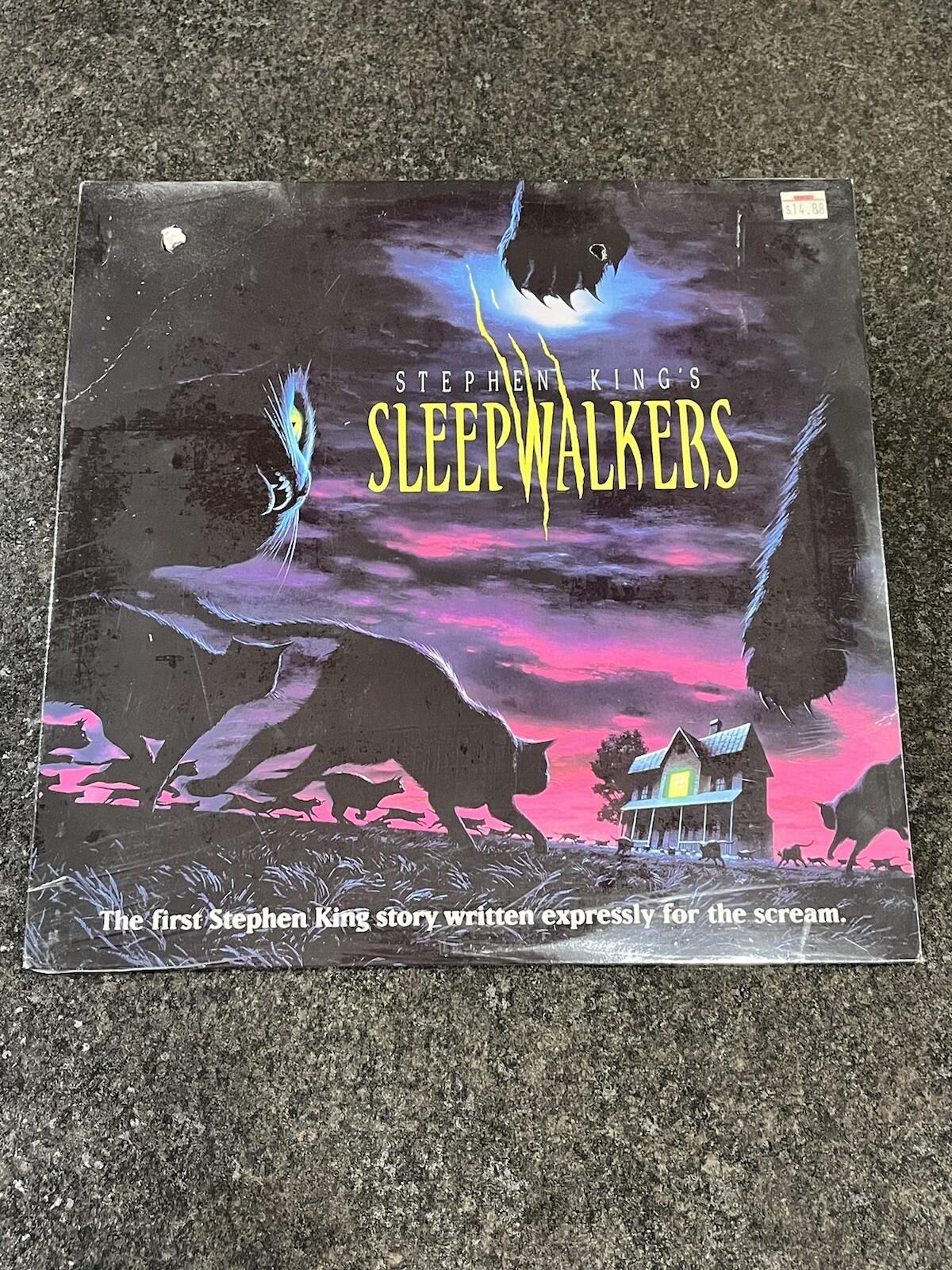 Stephen King's SLEEPWALKERS (Laserdisc, 1992) NOS SEALED Rare Horror Film🔥