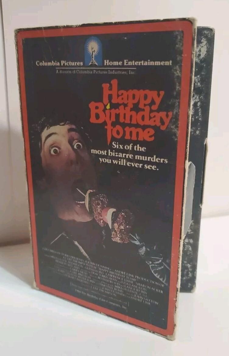 HAPPY BIRTHDAY TO ME (1981) Betamax Rare Gatefold Slasher Horror Giallo Columbia