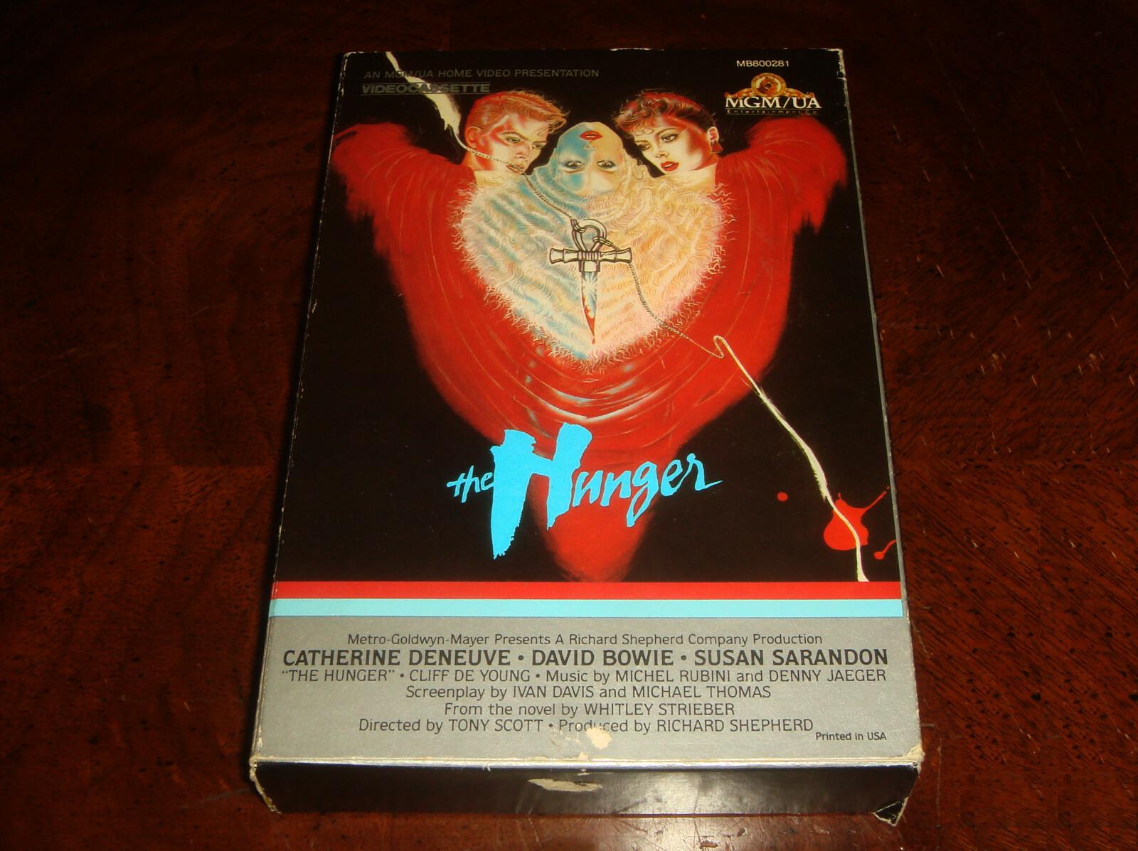 Rare THE HUNGER DAVID BOWIE 1983 Erotic Thriller BETAMAX BETA Catherine Deneuve