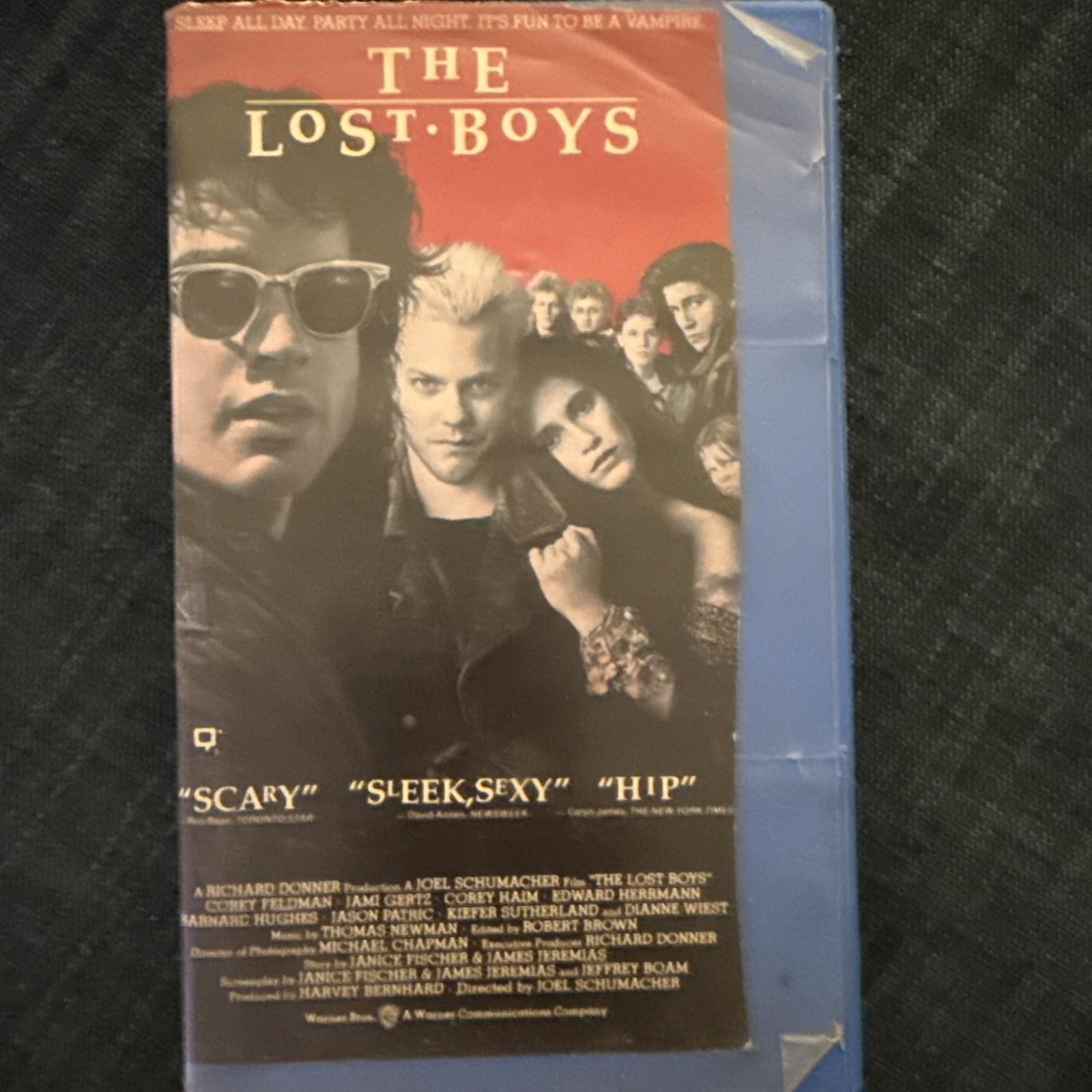 The Lost Boys Media Store VHS Tape 1987 Original