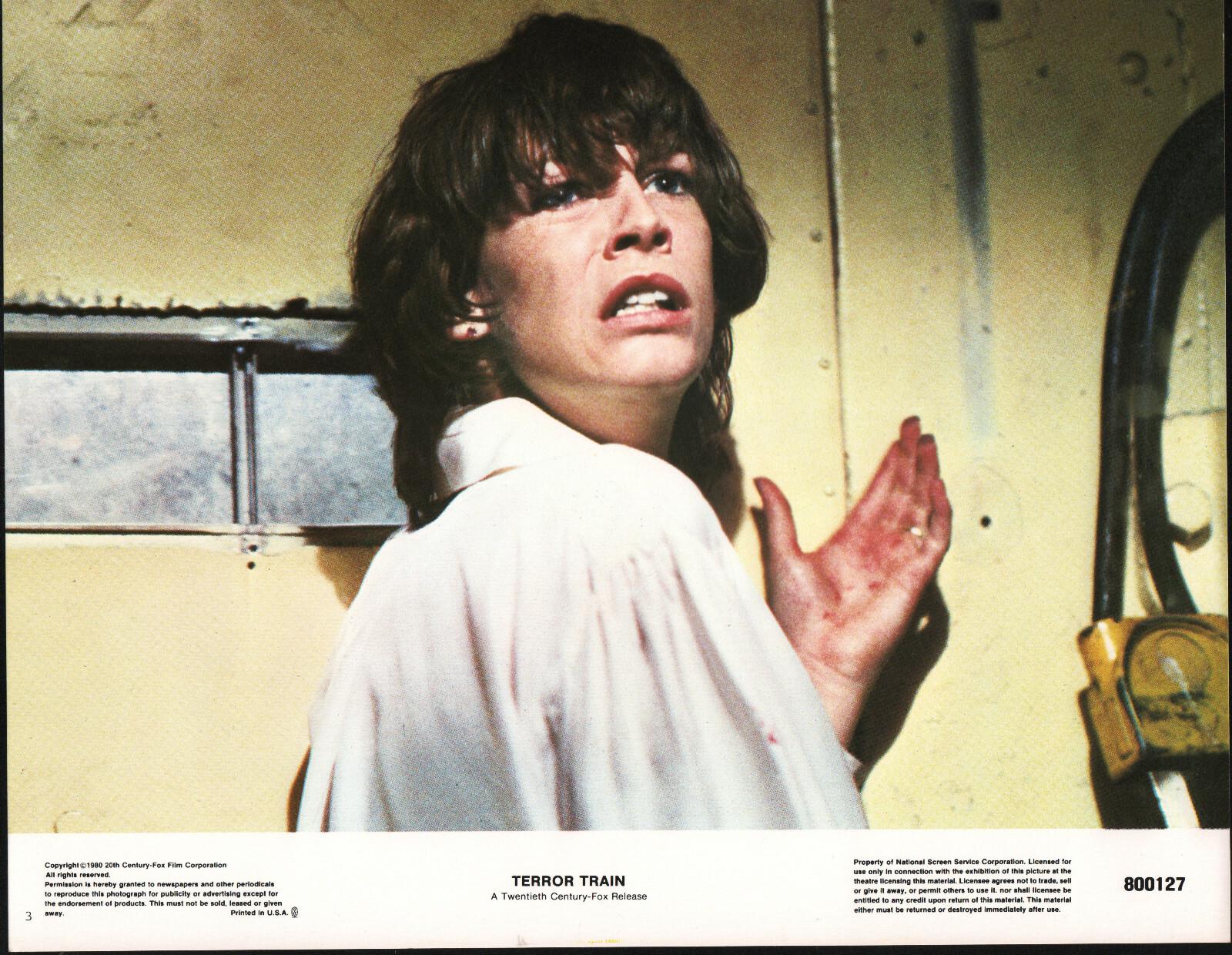 TERROR TRAIN original 1980 lobby card JAMIE LEE CURTIS 11x14 movie poster