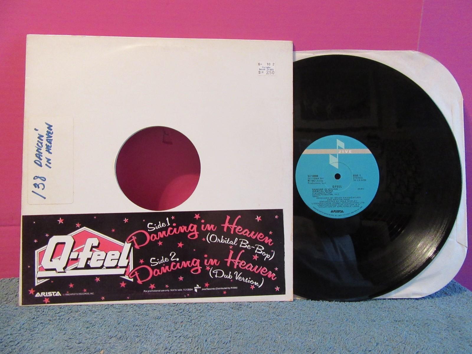 Q-feel 12" lp dancing in heaven PROMO vinyl record 1982 jive martin page
