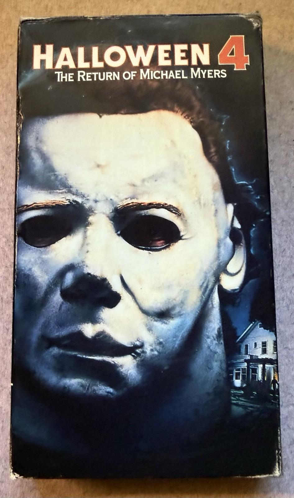 Halloween 4 The Return of Michael Myers VHS 1989 CBS FOX Video Horror Rare