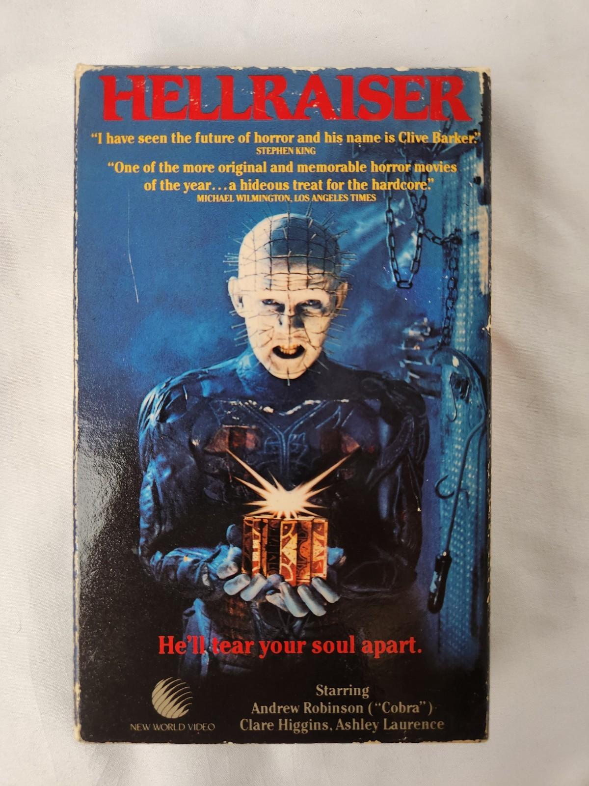 Vintage Betamax Horror Hellraiser Thriller Beta Rare 1987