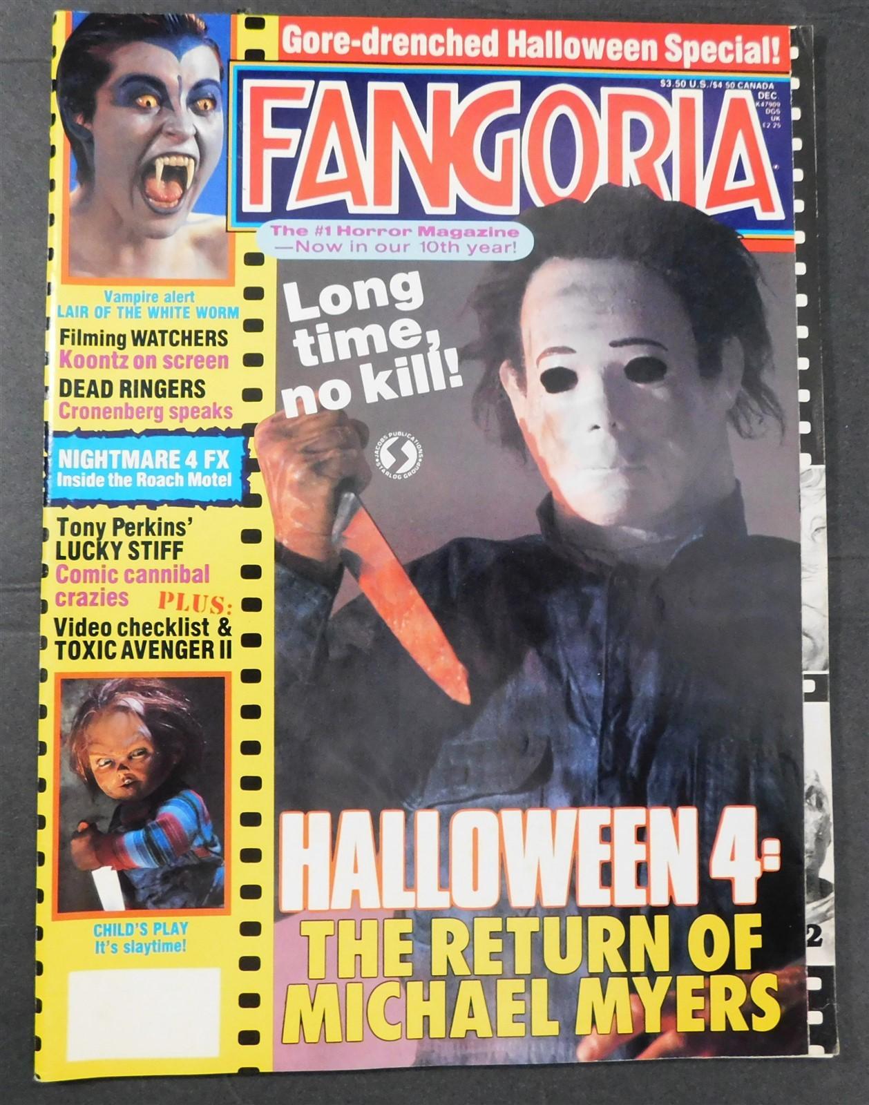 1988 Fangoria Magazine #79, Vol. # 8, Halloween 4, The Return of Michael Myers