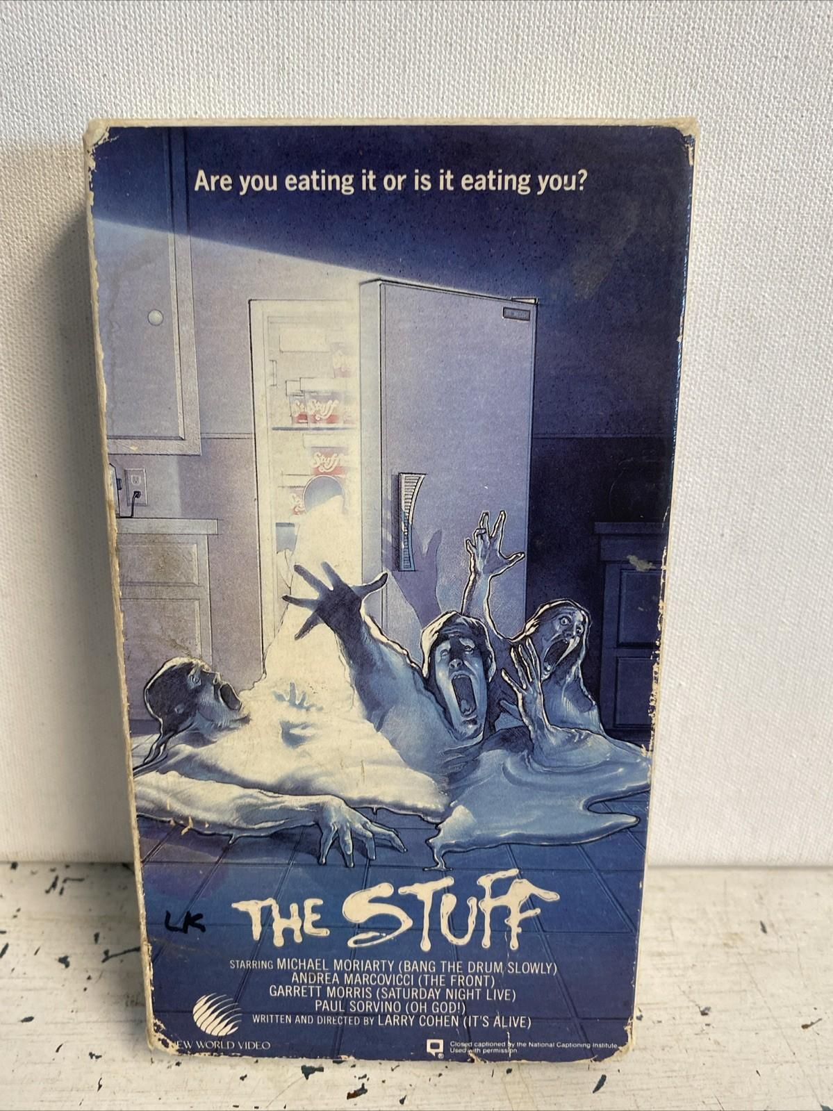 The Stuff Vintage VHS Horror Movie 1985 Original Release