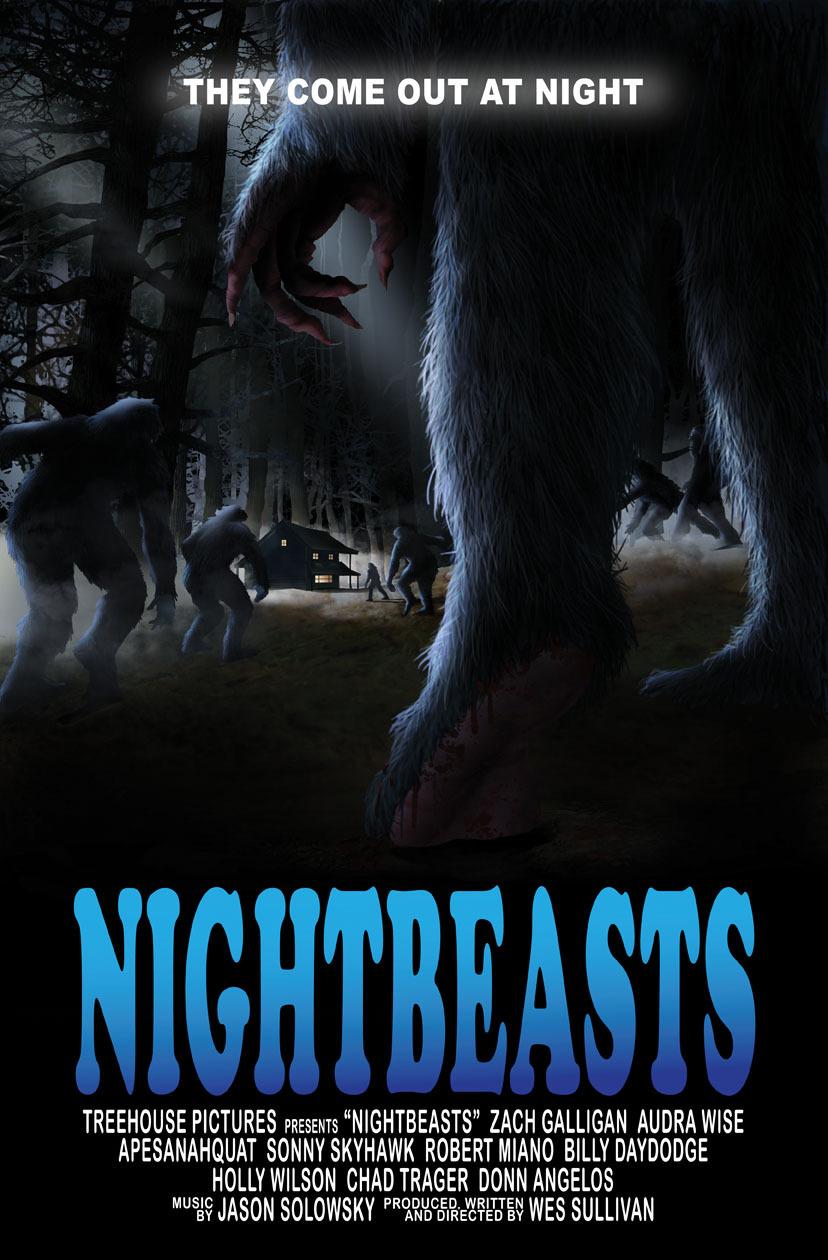 NIGHTBEASTS Horror Movie Poster 1 sheet 2026