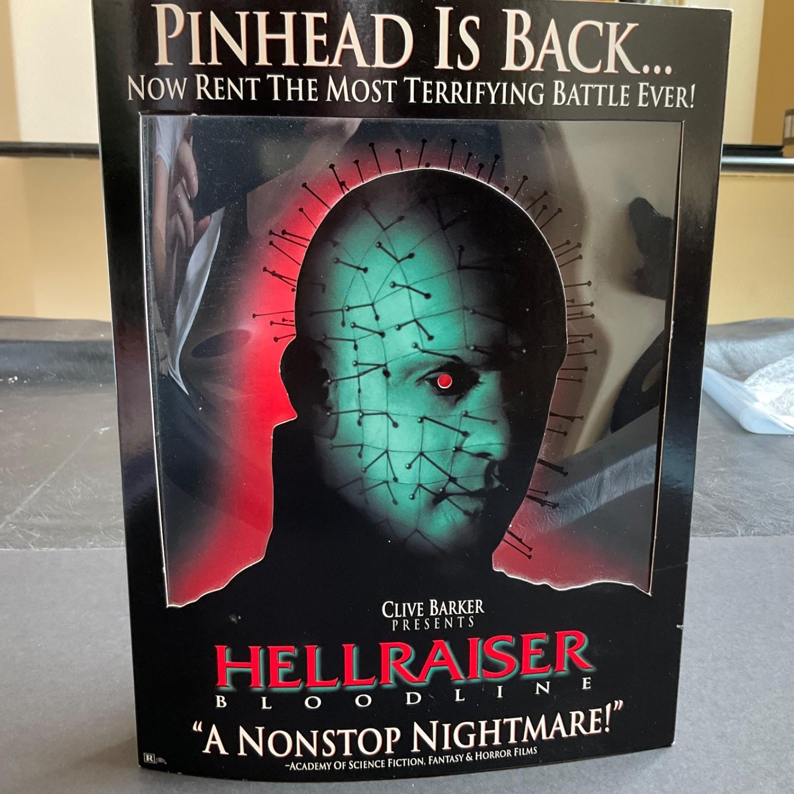 HELLRAISER - 4 BLOODLINES - COUNTERTOP - STORE PROMO - 1996 - Clive Barker Rare