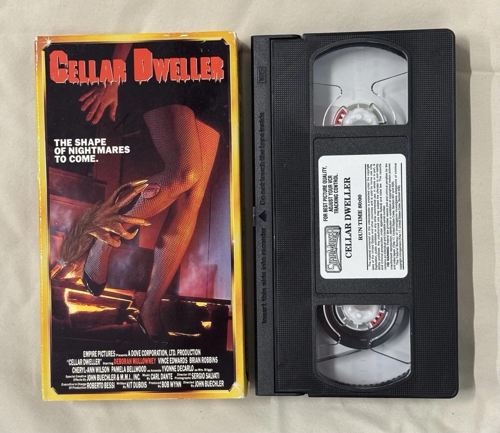 Cellar Dweller (VHS, 1991) Starmaker Release RARE Horror (CLEAN)