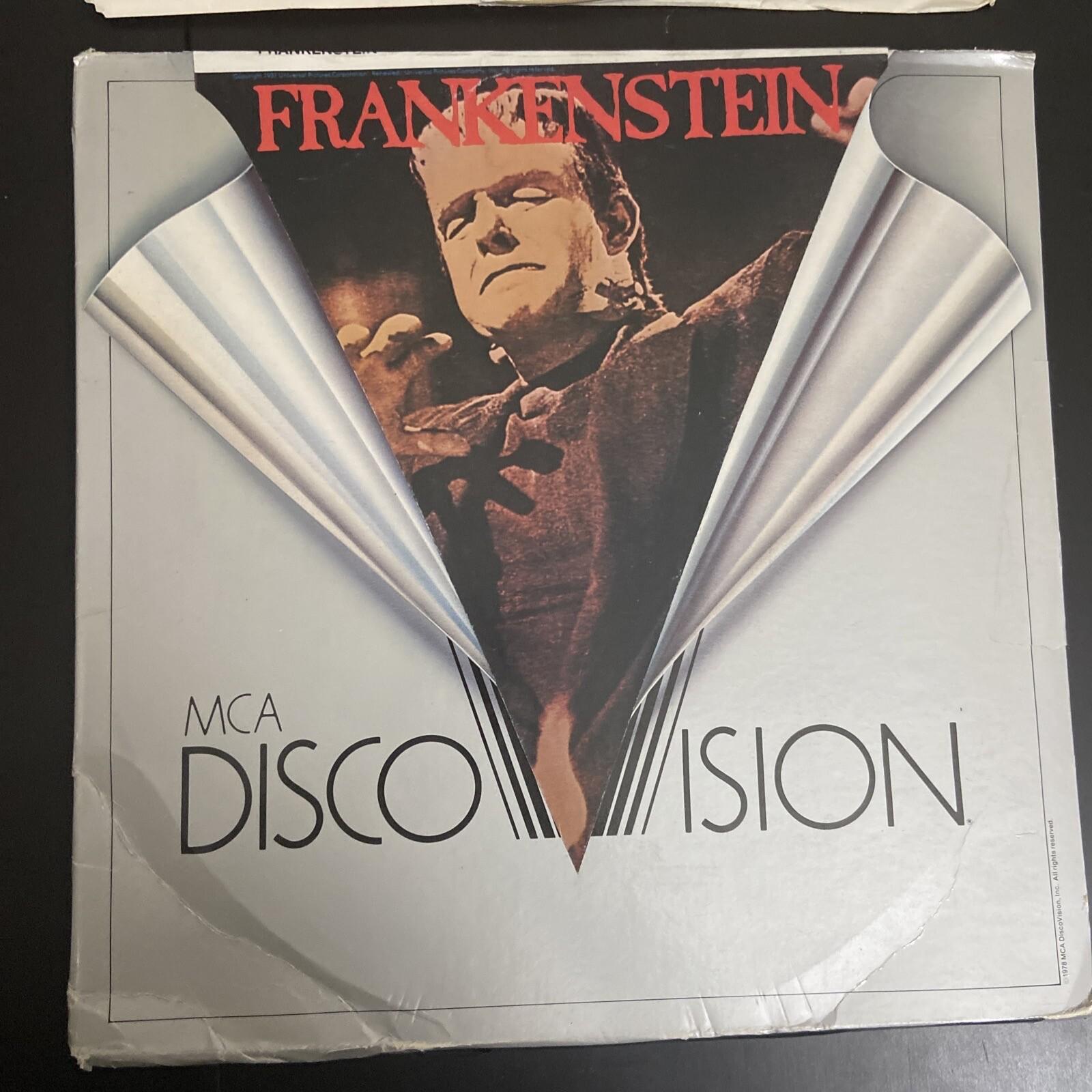 1978 Frankenstein MCA Disco Vision Horror Rare Videodisc Collectible Halloween