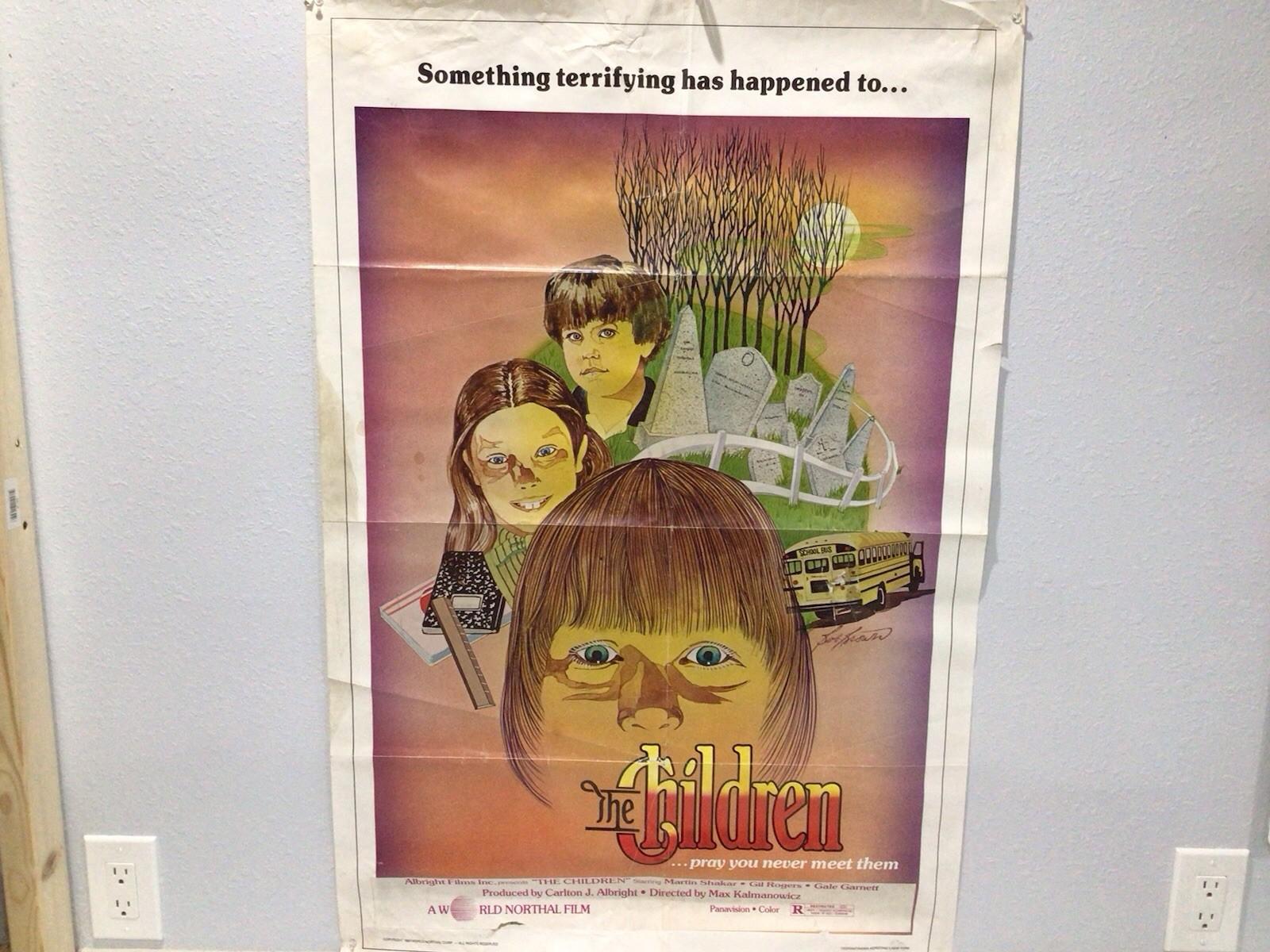 The Children (1980) Original One Sheet Movie Poster-Horror-27”x40”