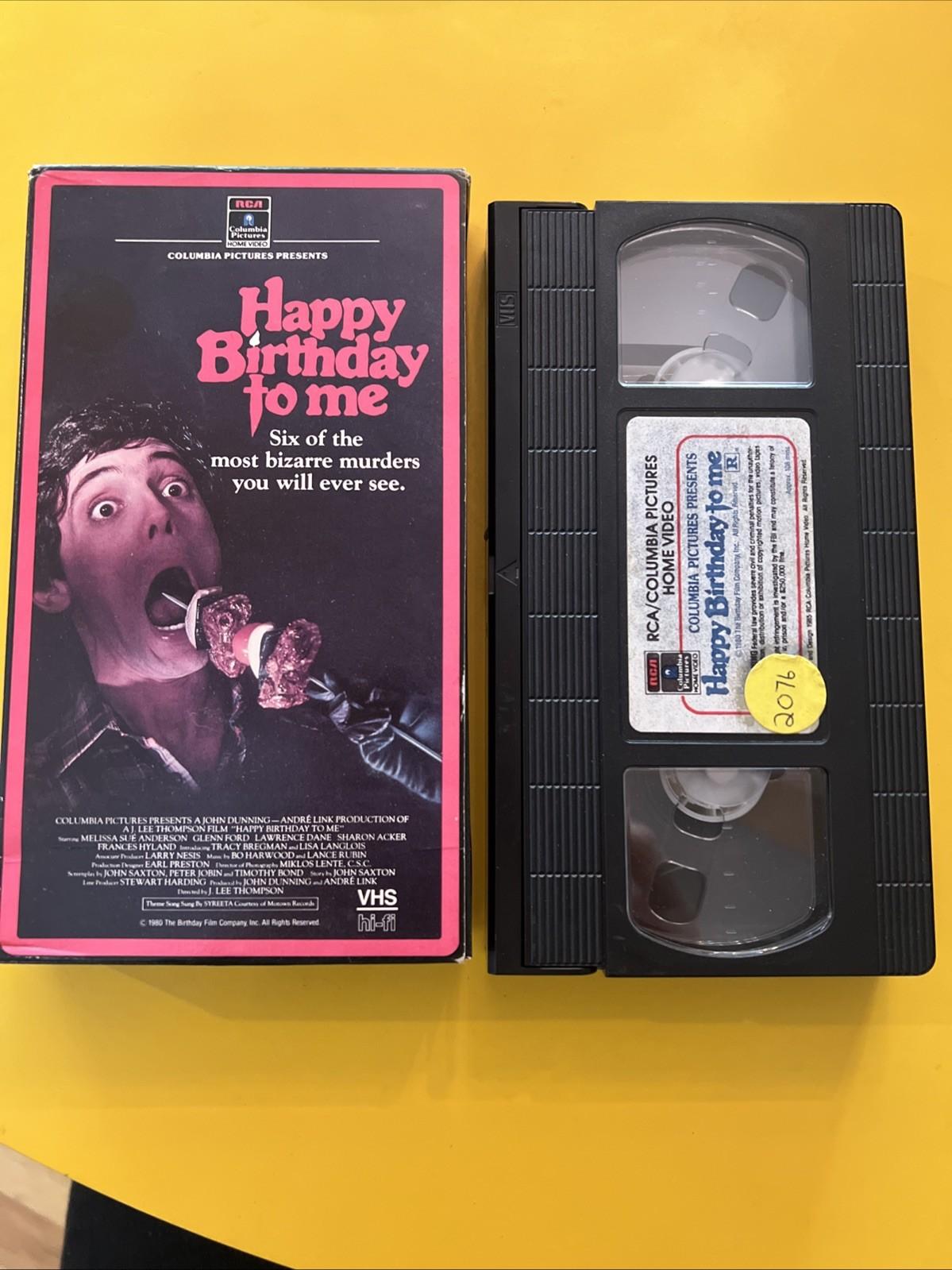 HAPPY BIRTHDAY TO ME (1981) RARE VHS | Columbia Pictures 80s Horror | Slasher