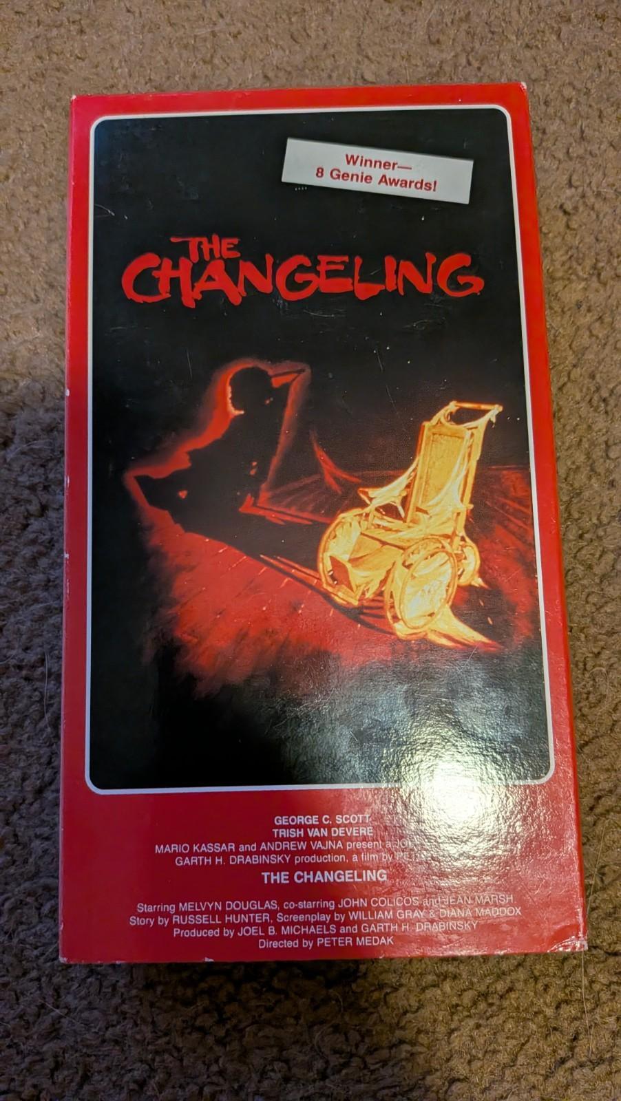 The Changeling VHS HBO Home Video Horror George C. Scott 1980 Rare 