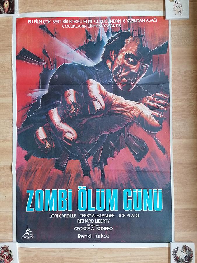 Day Of The Dead Original Vintage Movie Poster from 1985 George Romero Very Rare
