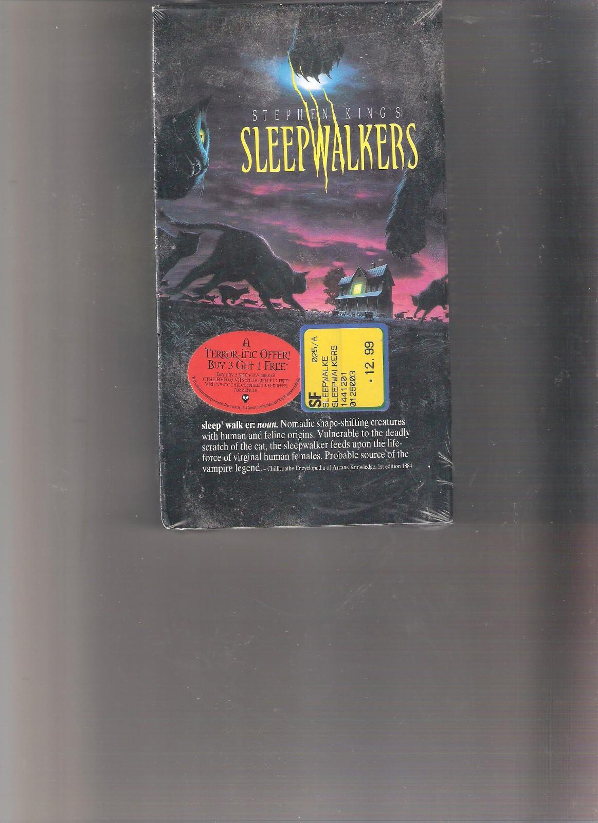 Stephen King’s Sleepwalkers VHS Factory New Sealed  Columbia Tri-Star 1992