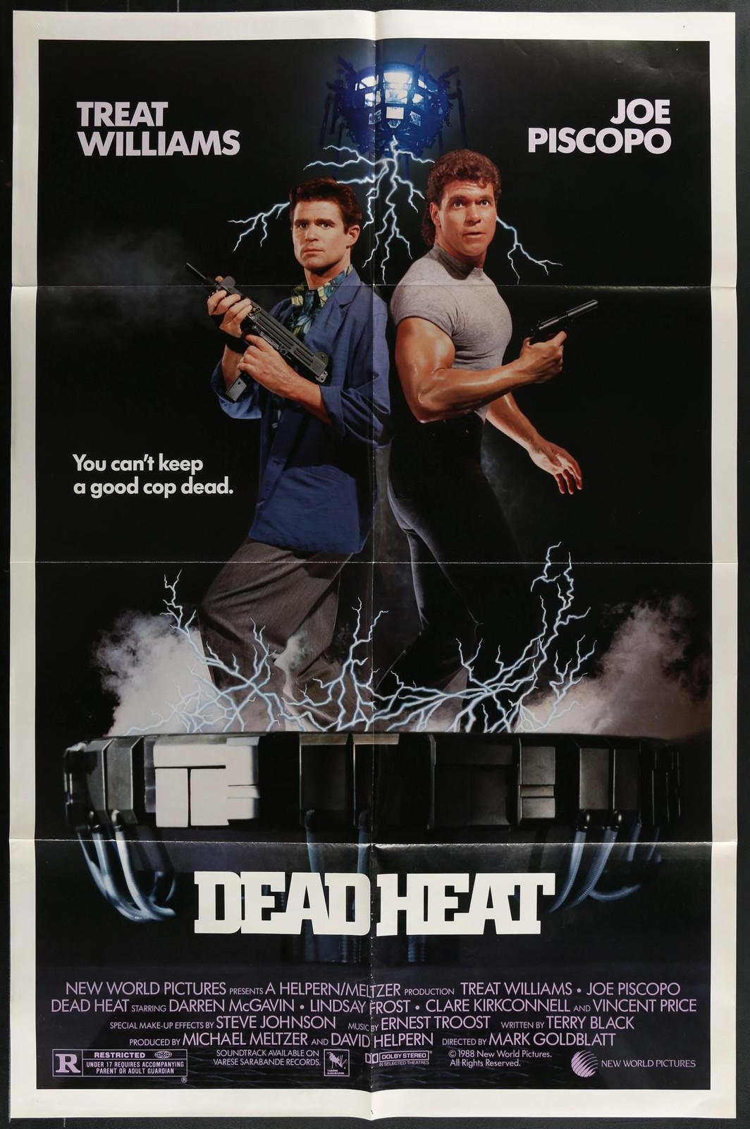 Dead Heat 1988 USA One Sheet Folded 27x41 Treat Williams Joe Piscopo
