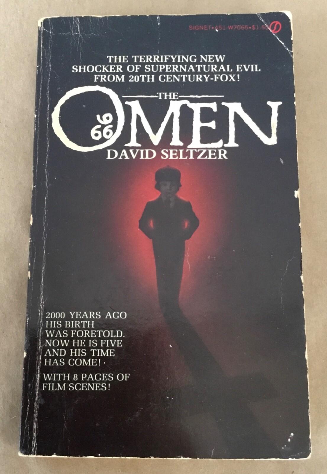 The Omen David Seltzer vintage book 1976 rare movie tie-in ed paperback book
