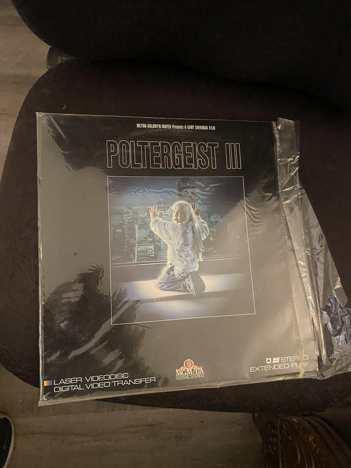 POLTERGEIST III Laserdisc BRAND NEW SEALED RARE PART THREE 3 GREAT HORROR FILM